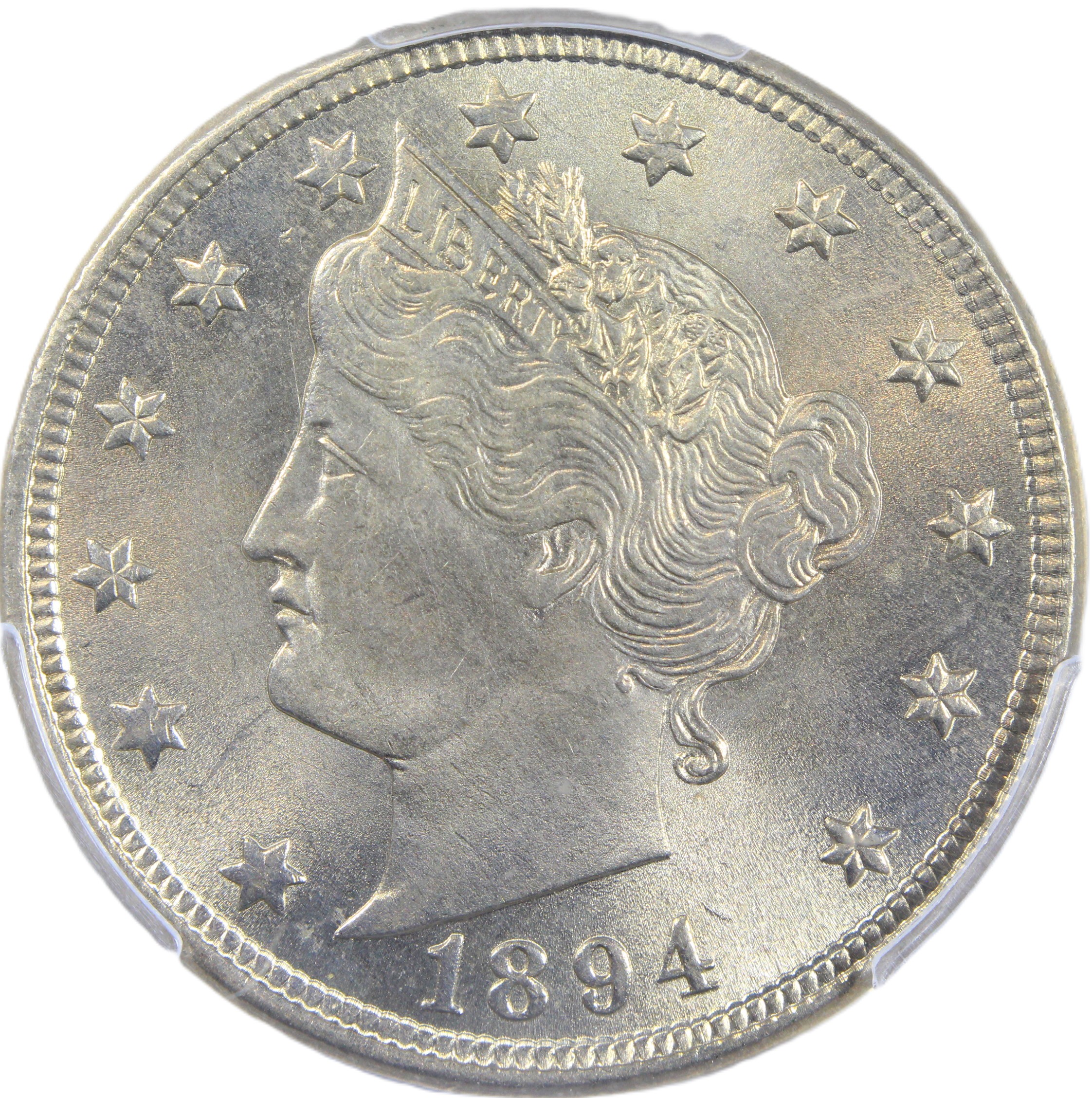 image for: 1894 5c PCGS MS64