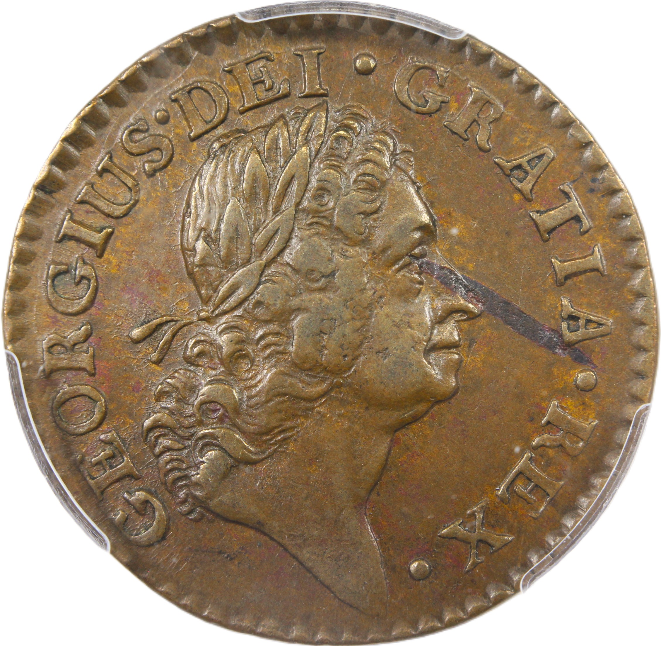 image for: 1724 Wood's Hibernia Far PCGS AU55 BN