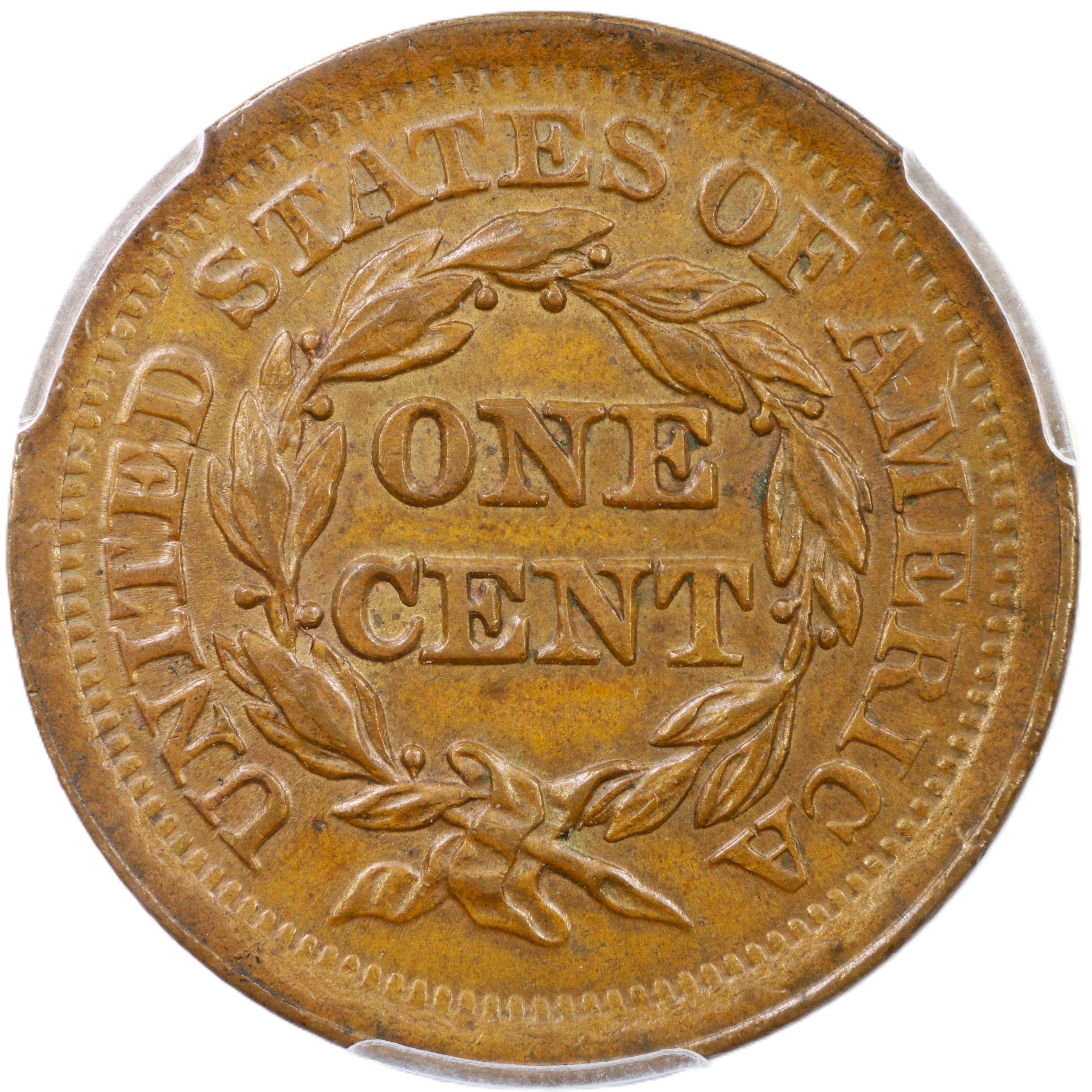 thumbnail for: 1852 1c PCGS AU58 BN