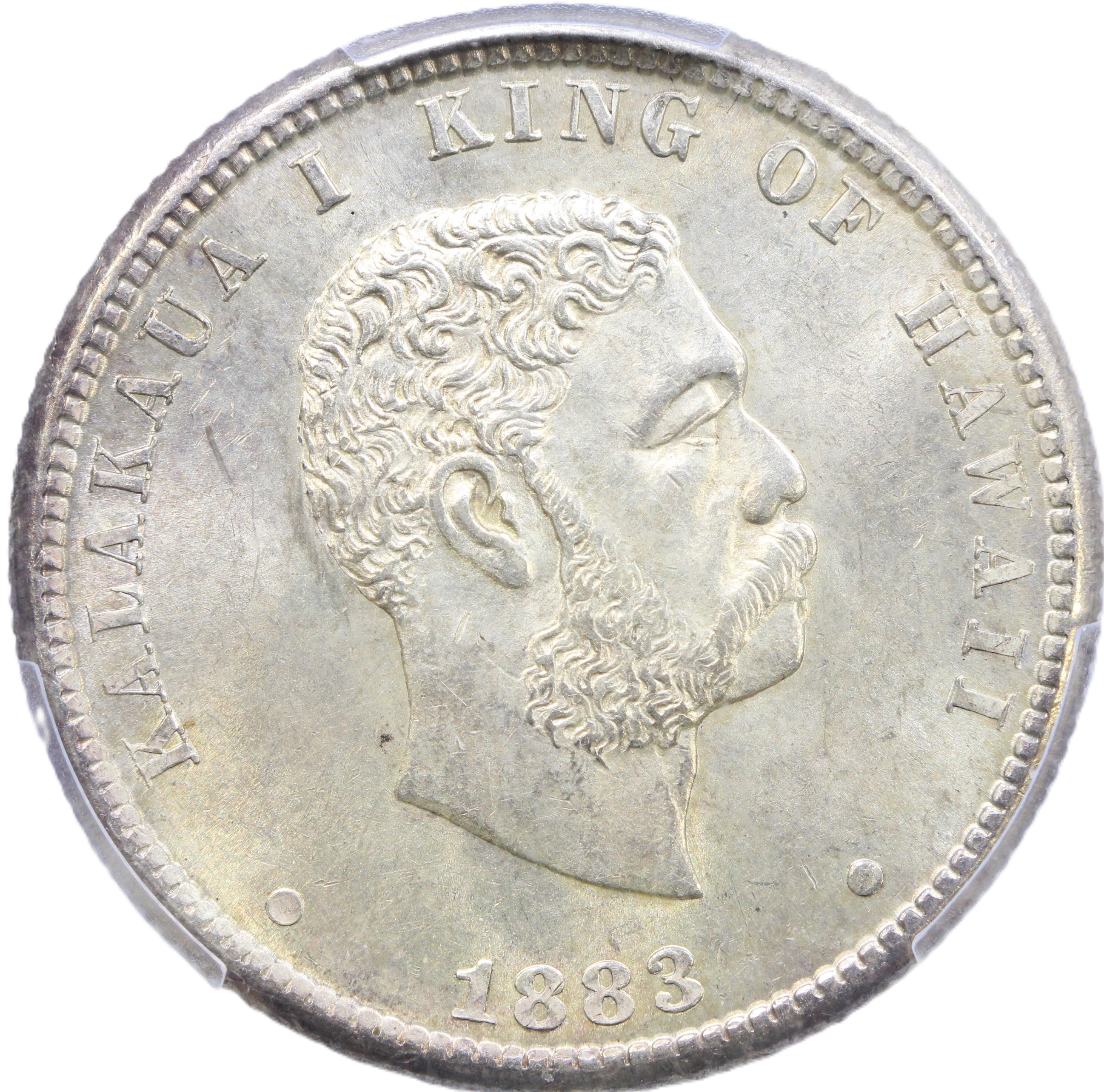 thumbnail for: 1883 Hawaii 25c PCGS MS63