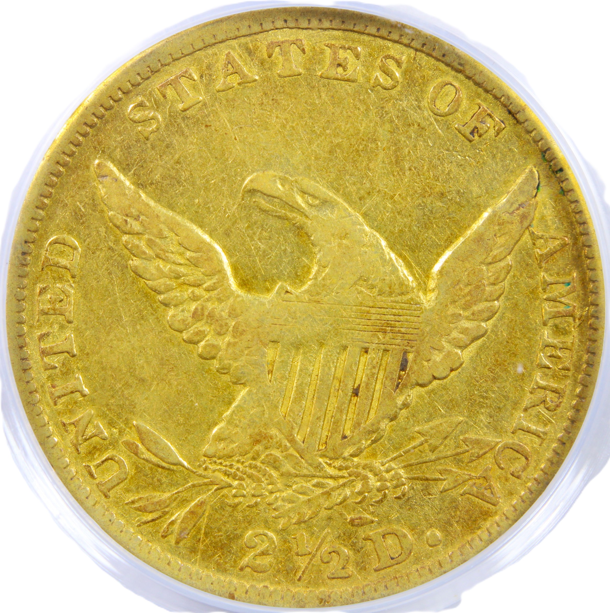 image for: 1836 Script 8 $2 1/2 PCGS VF30