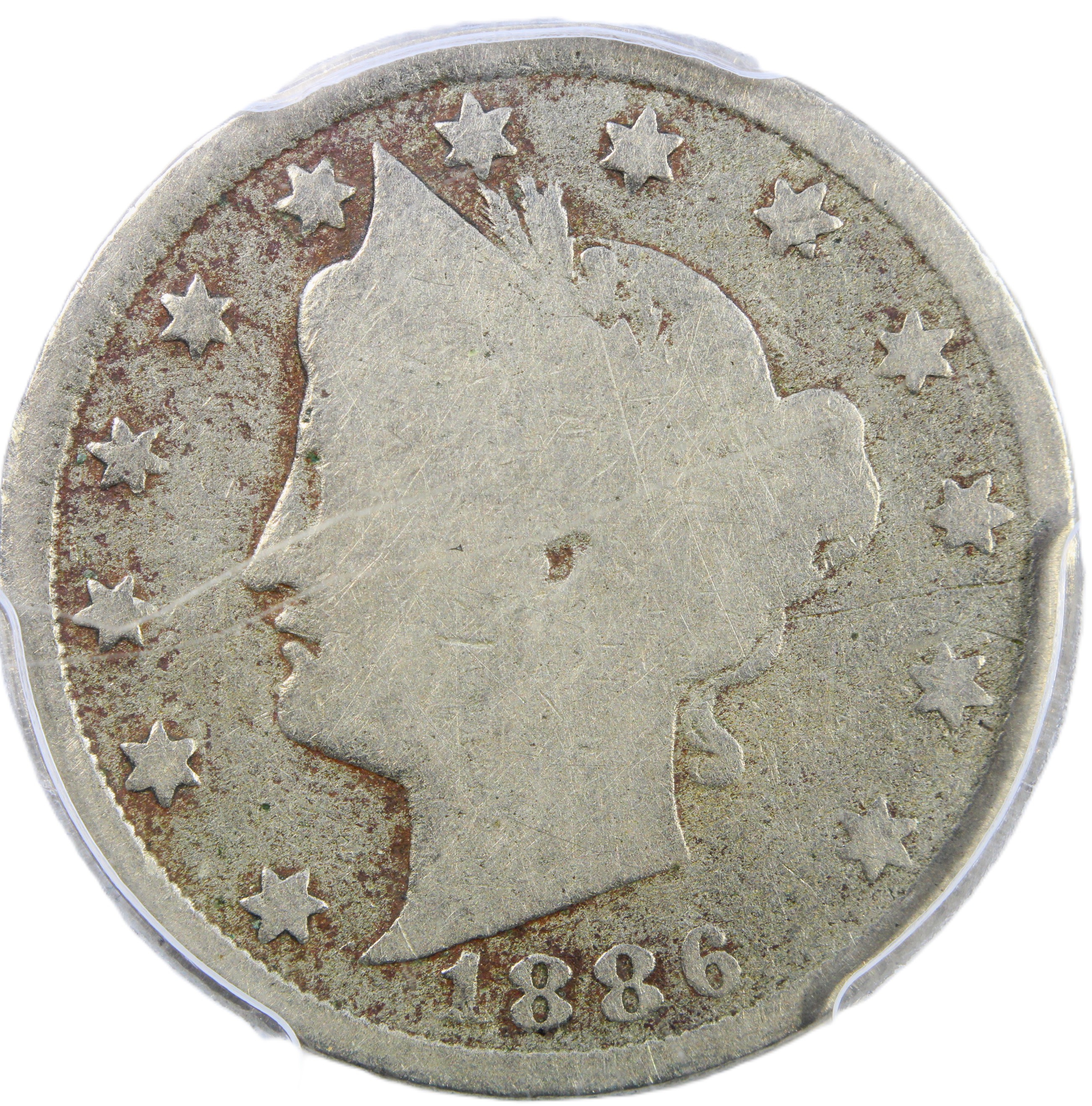 image for: 1886 5c PCGS G4