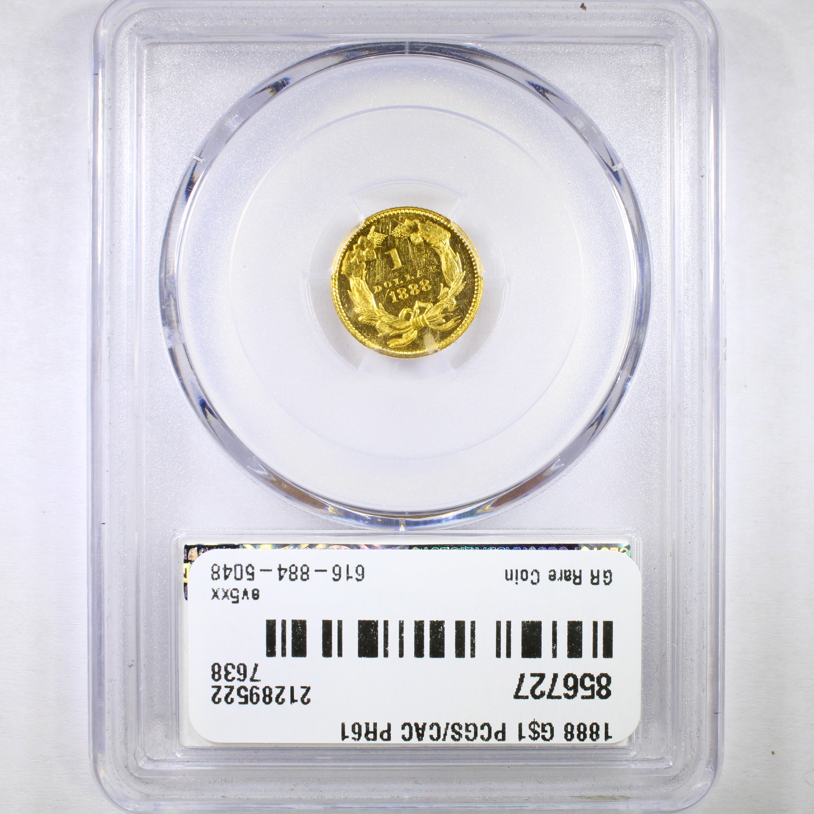 thumbnail for: 1888 G$1 PCGS PR61