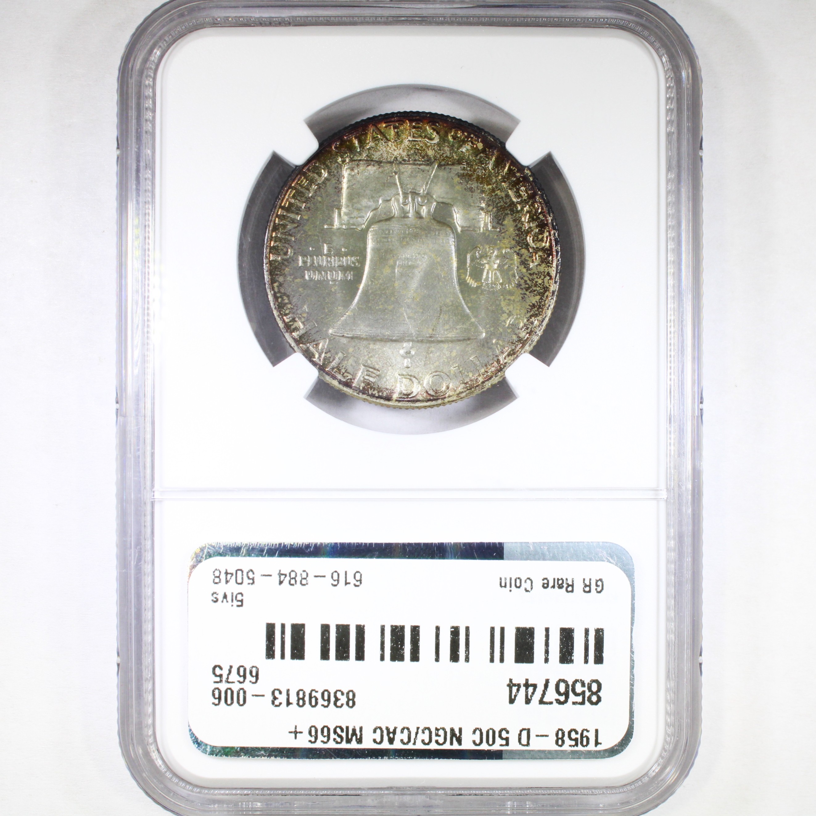 thumbnail for: 1958-D 50c NGC MS66