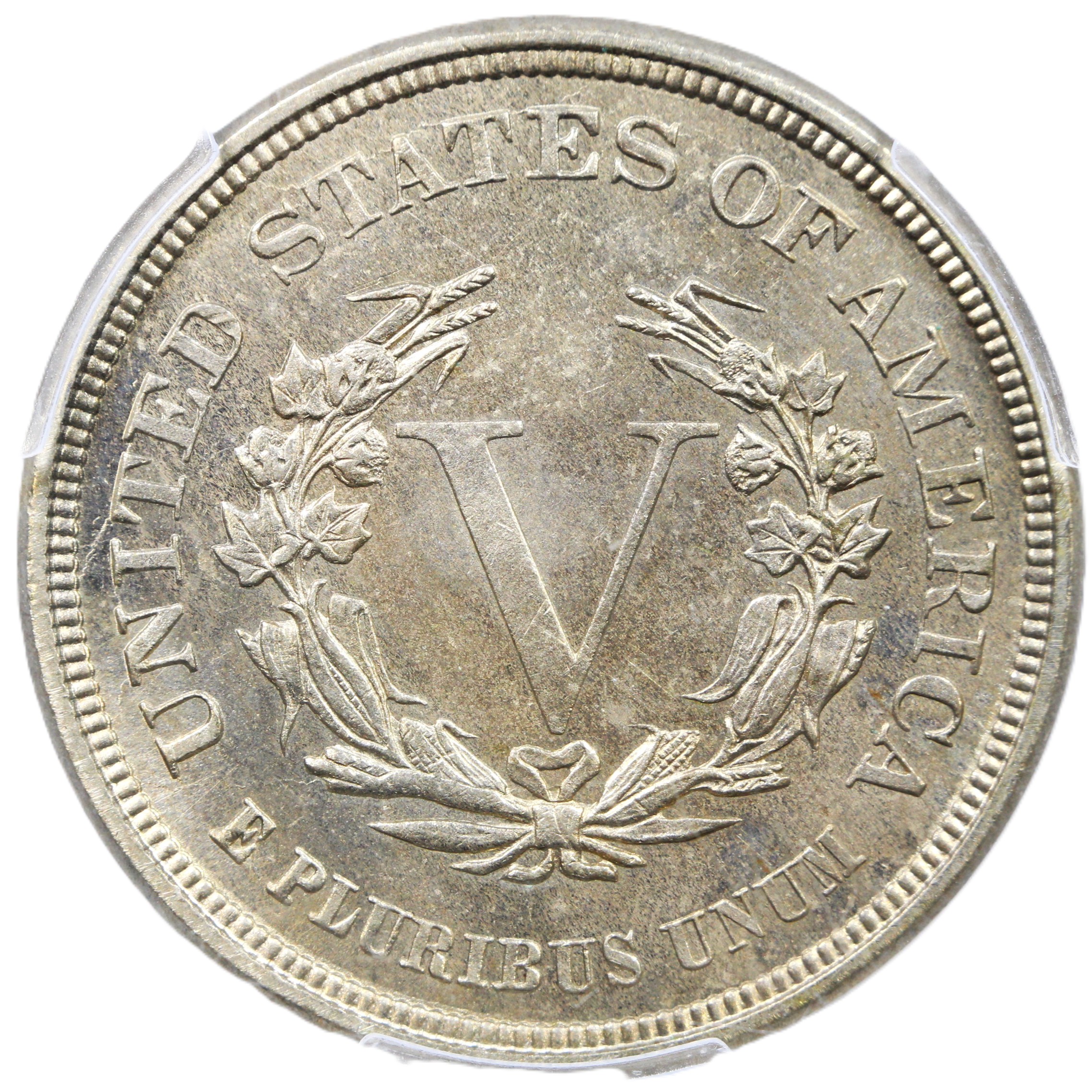 image for: 1883 No Cents 5c PCGS MS65