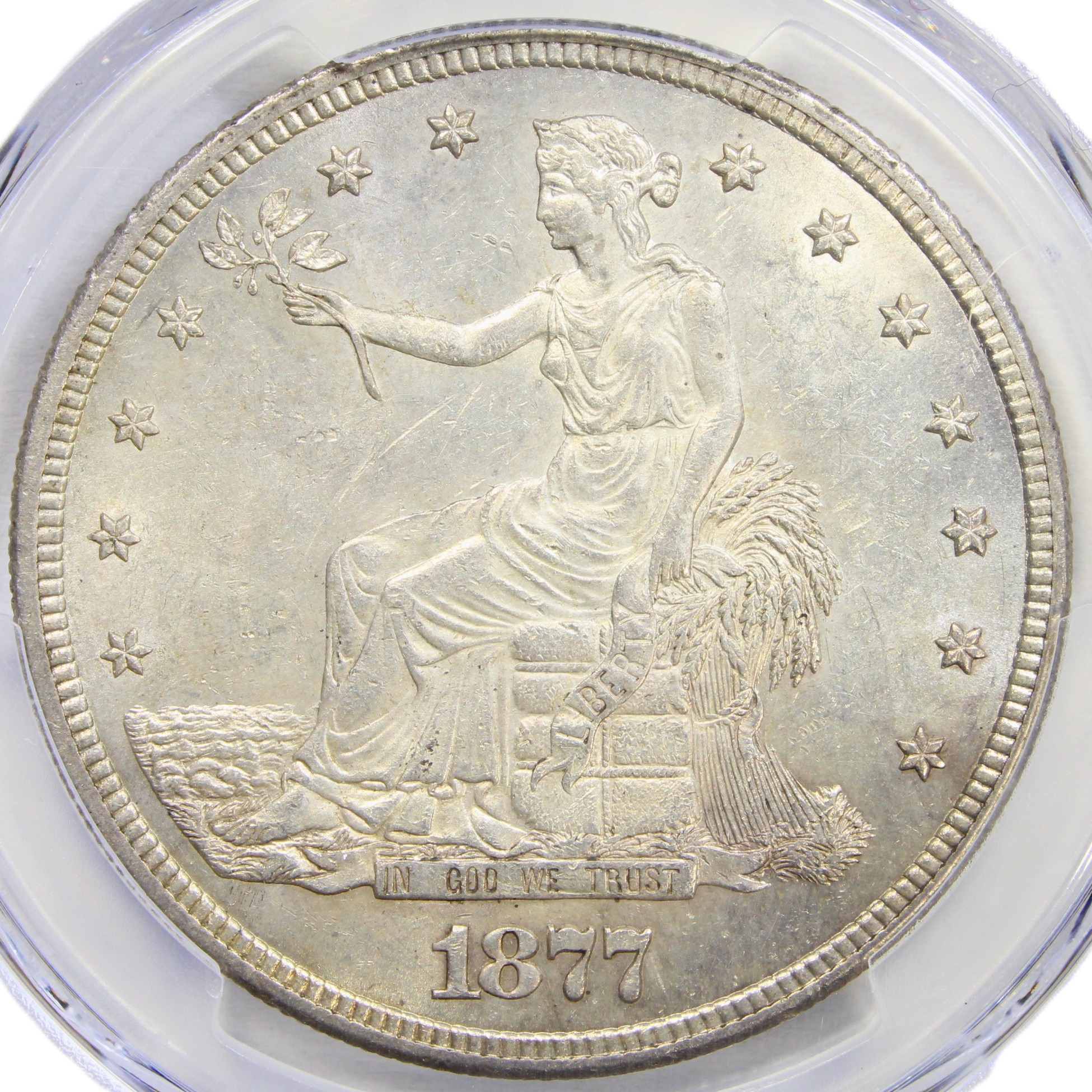 image for: 1877-S Trade$ PCGS AU58