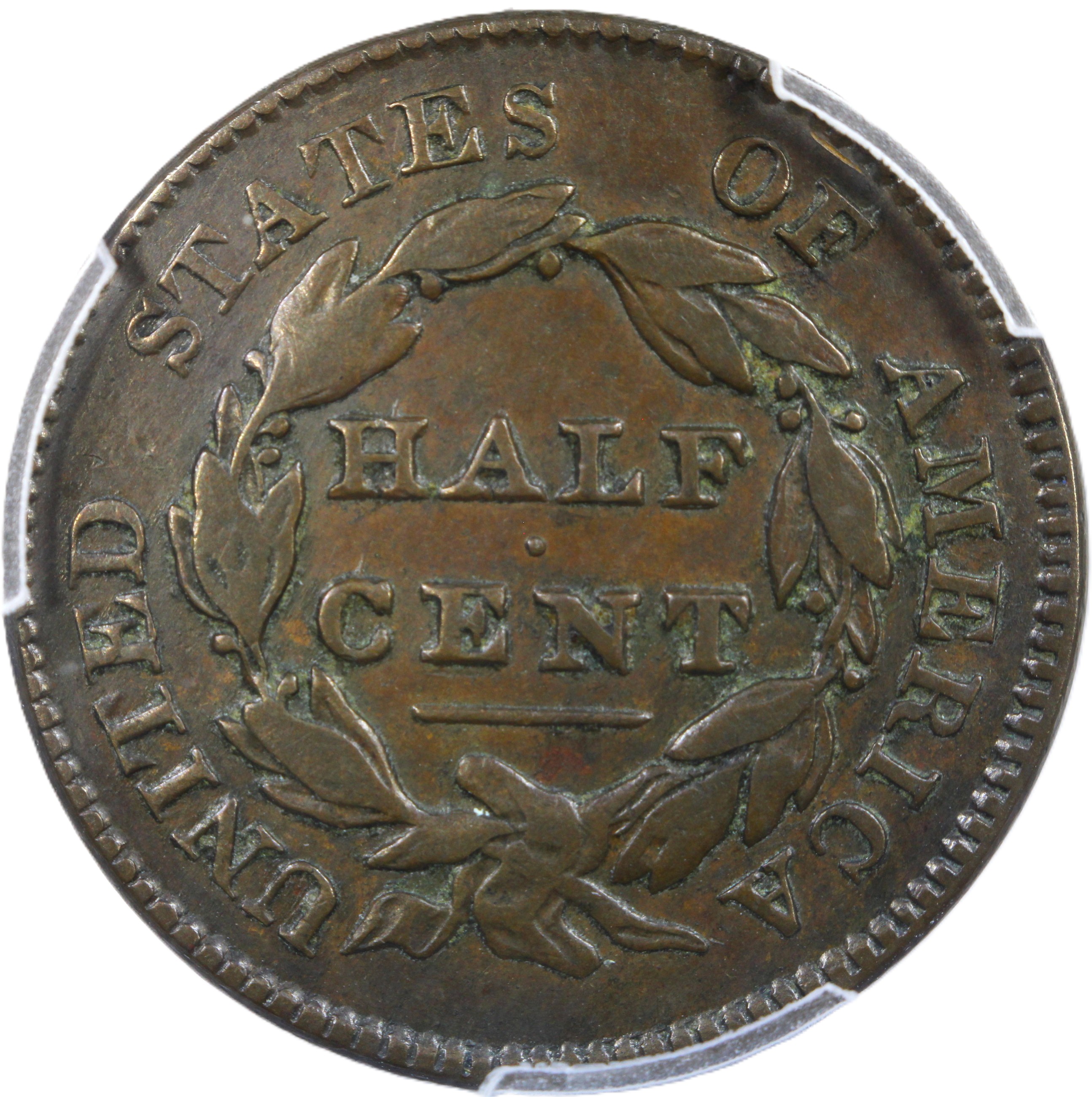 thumbnail for: 1829 1/2c PCGS VF30 BN