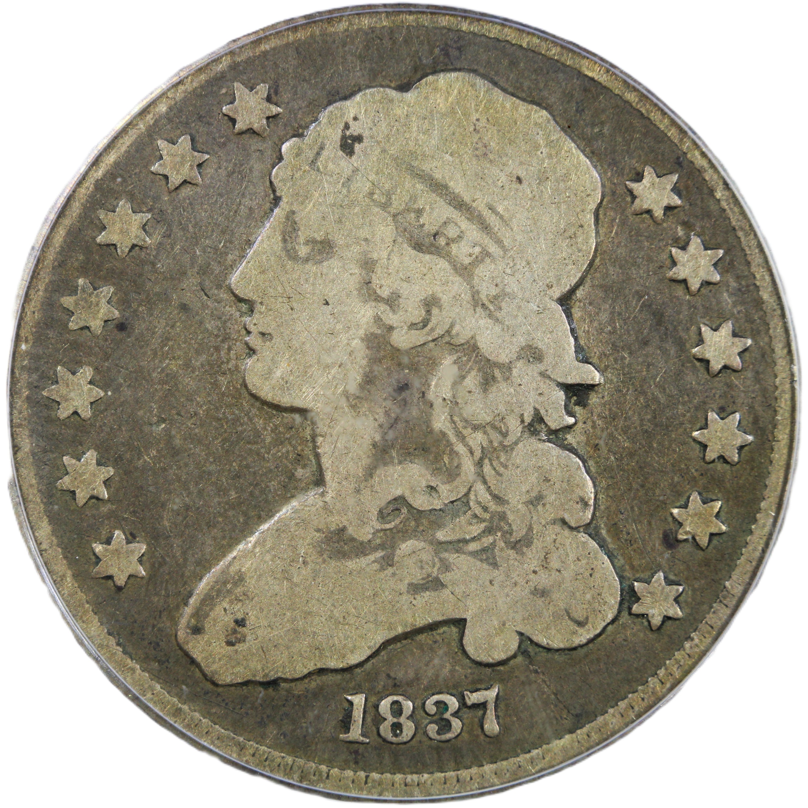 image for: 1837 25c PCGS F12