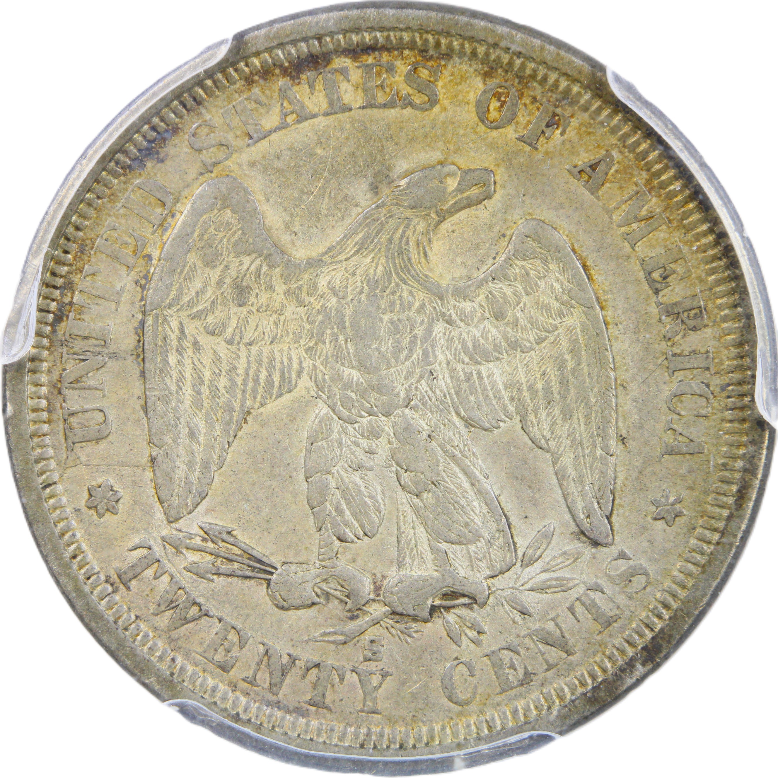 image for: 1875-S 20c PCGS XF40