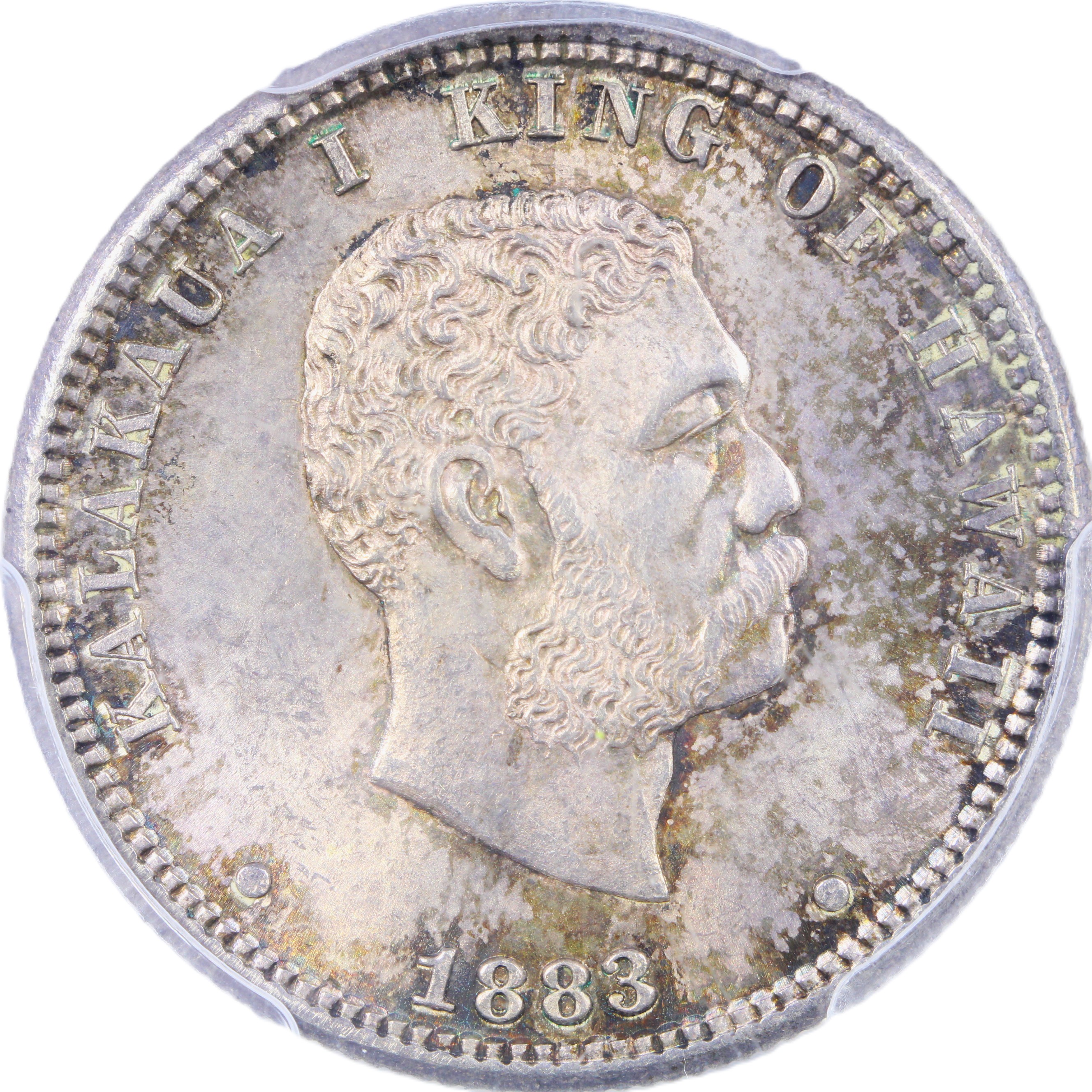 thumbnail for: 1883 Hawaii 25c PCGS MS64