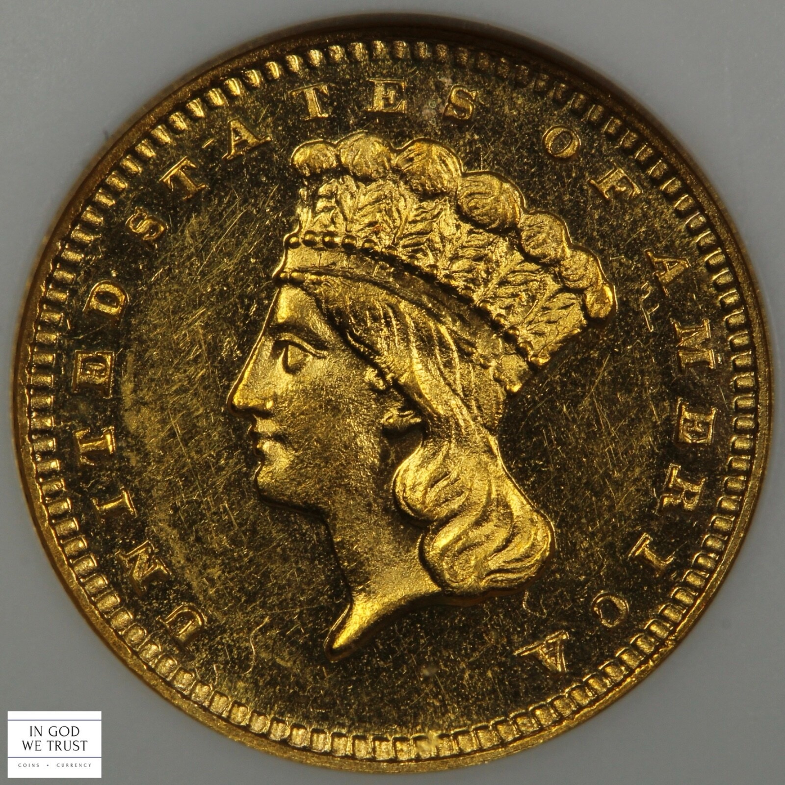 thumbnail for: 1889 G$1 NGC PR60