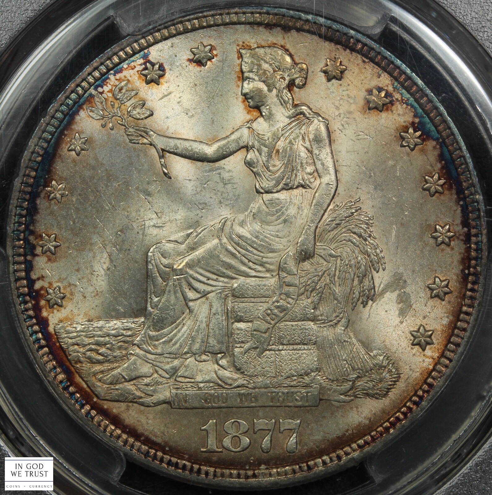 image for: 1877 Trade$ PCGS MS63