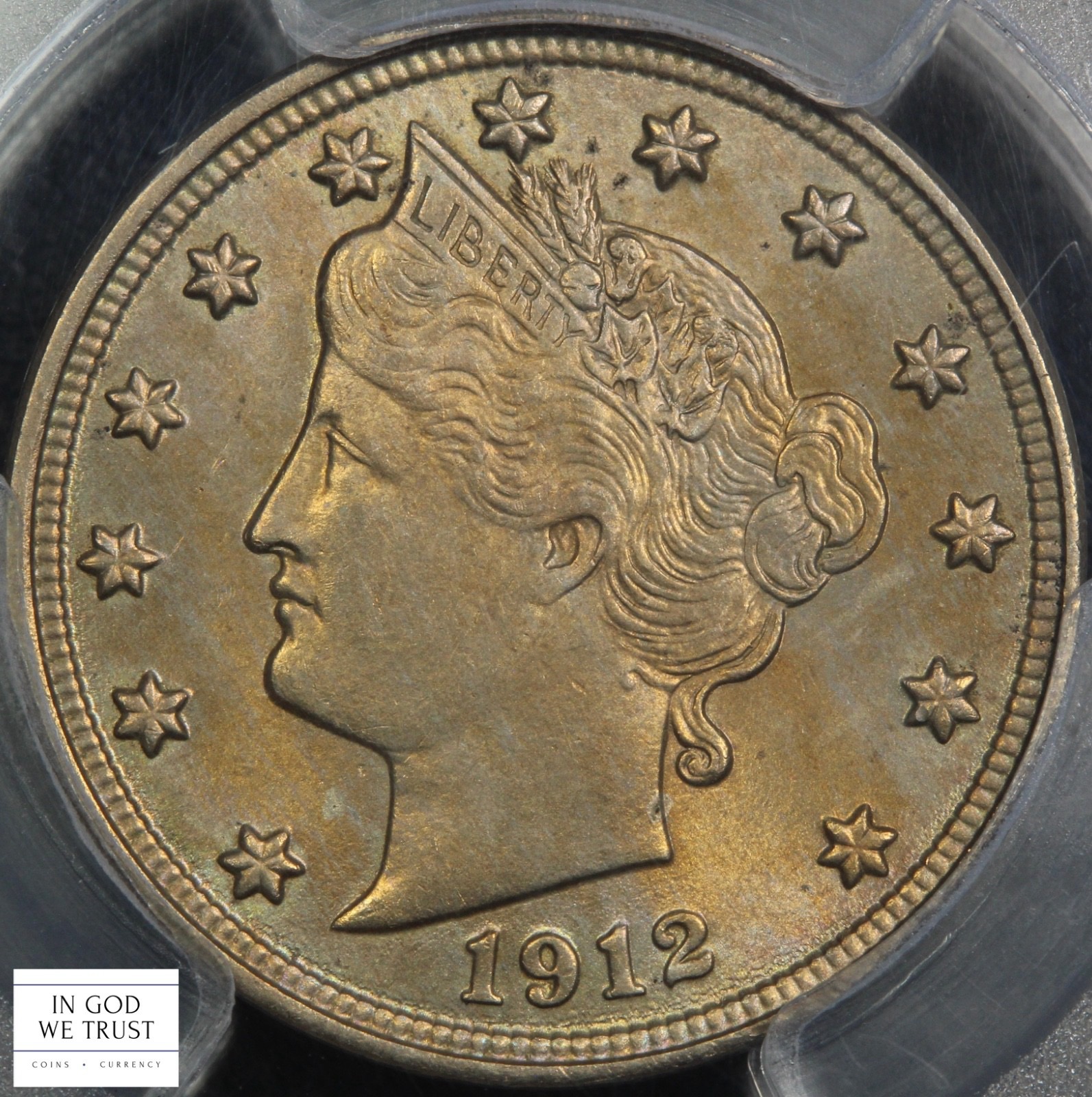 image for: 1912 5c PCGS MS65