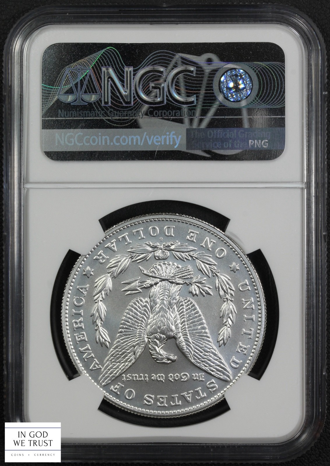 thumbnail for: 2021-S Morgan, 100th Anniversary S$1 NGC MS70