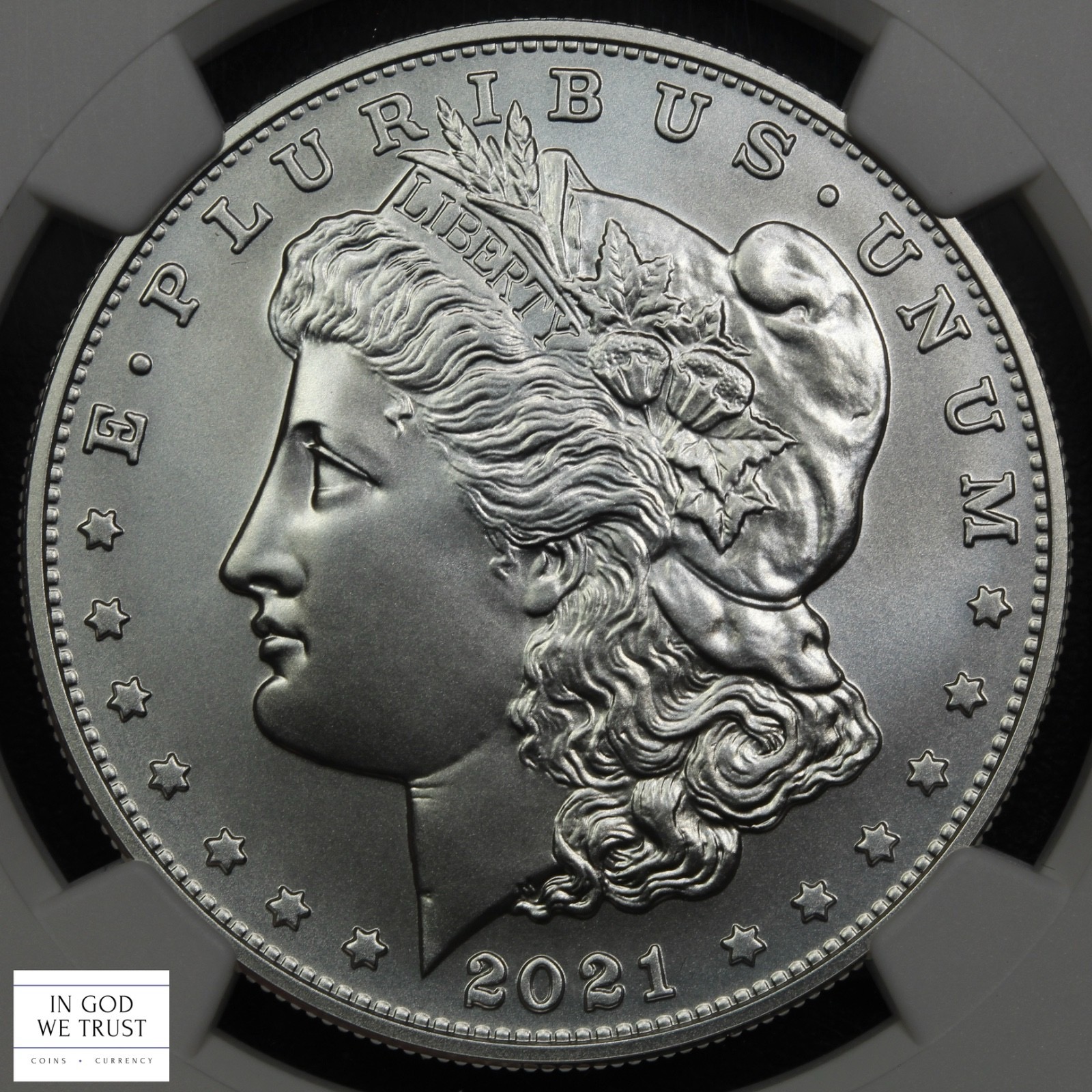 thumbnail for: 2021-S Morgan, 100th Anniversary S$1 NGC MS70