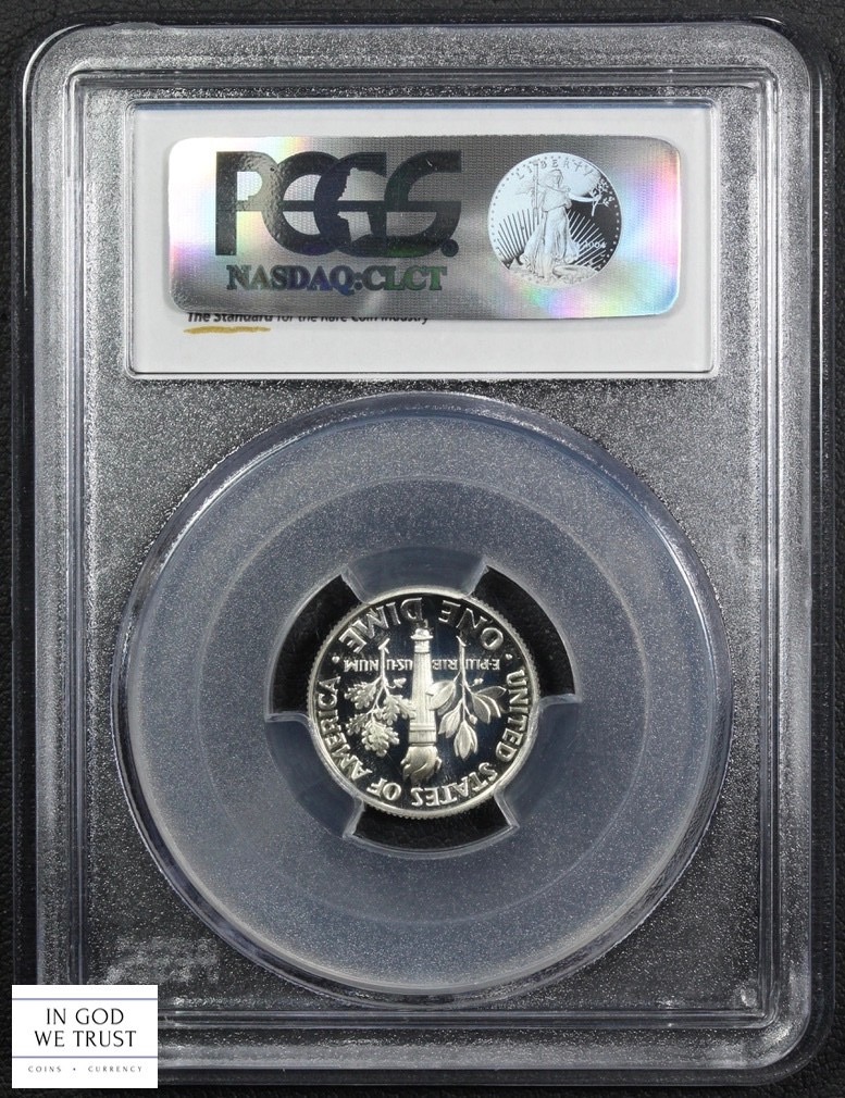 image for: 2004-S Silver 10c PCGS PR70 DCAM