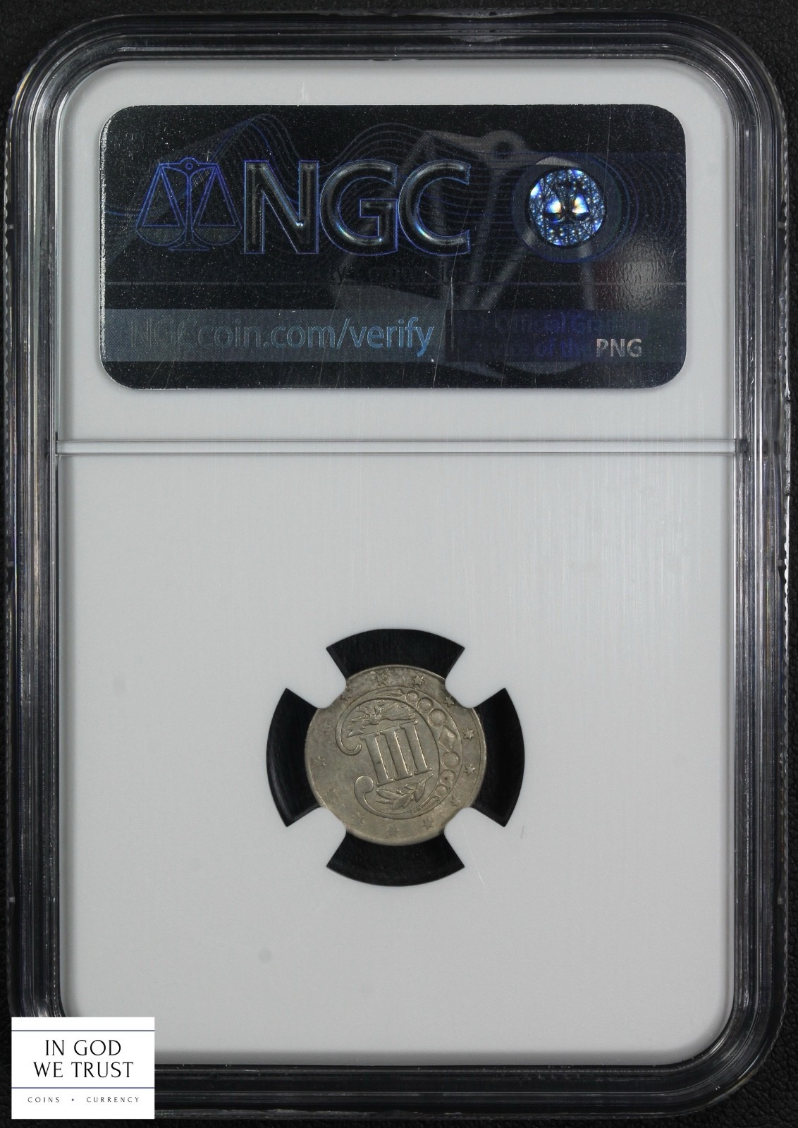 image for: 1857 3cS NGC MS62