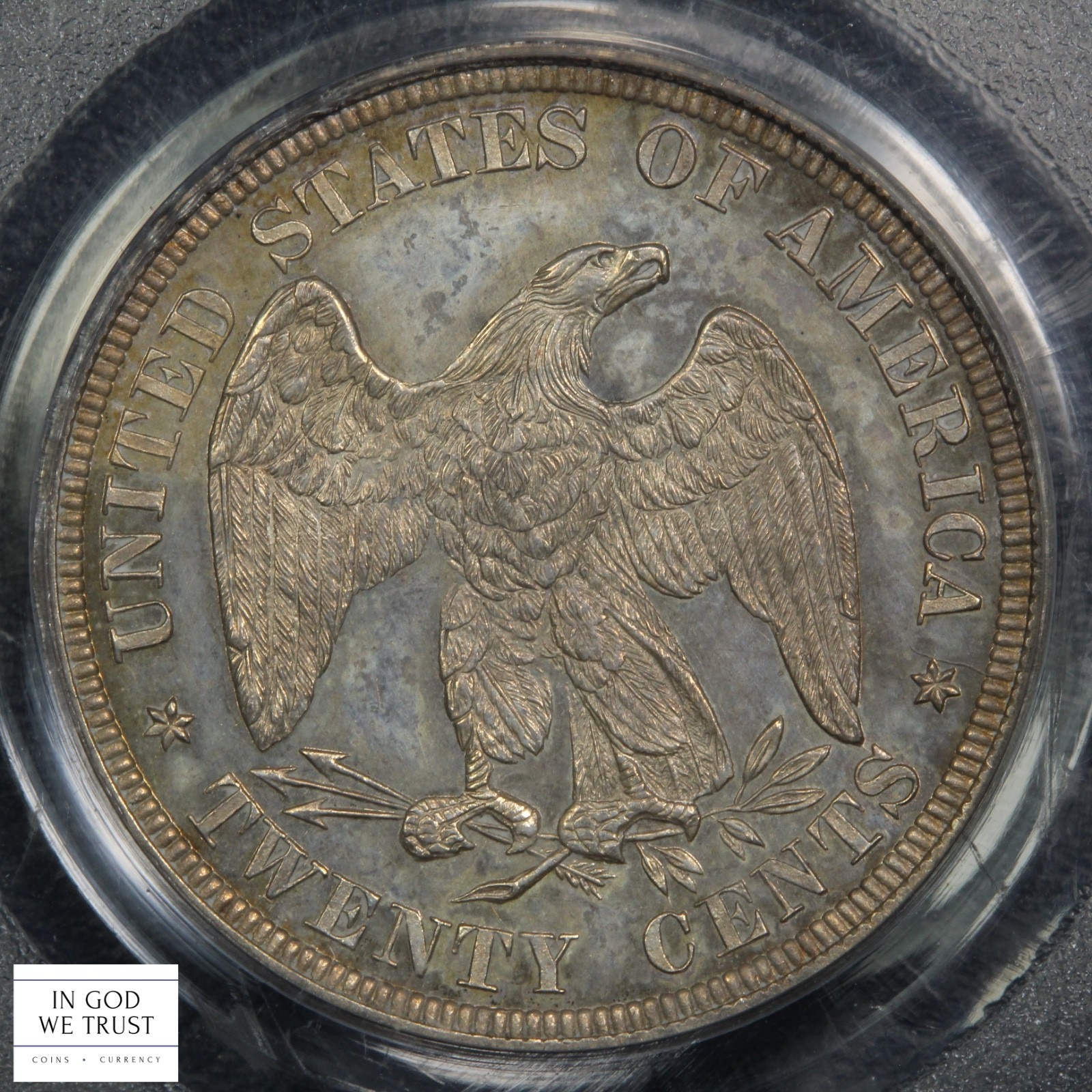 thumbnail for: 1877 20c PCGS PR63