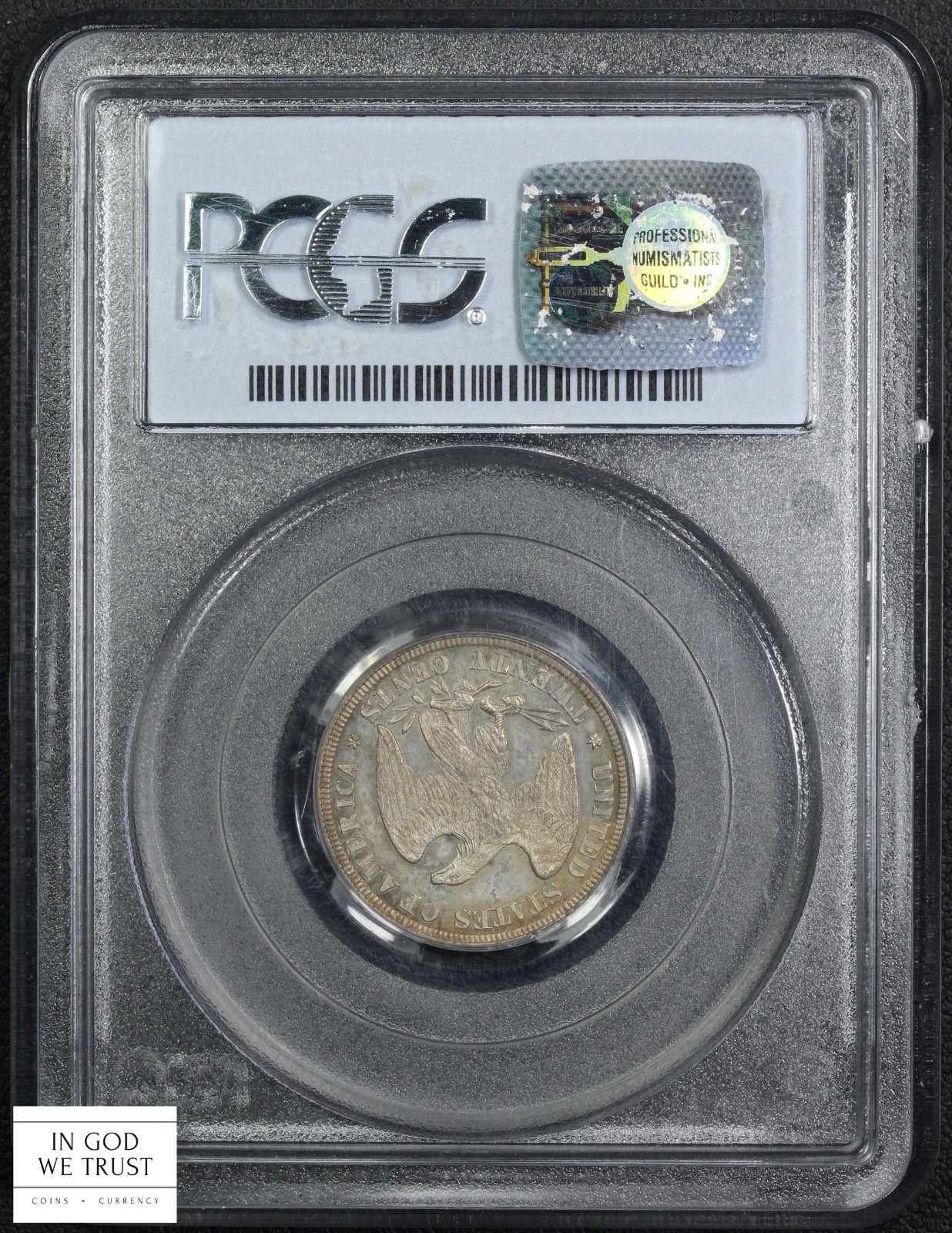 thumbnail for: 1877 20c PCGS PR63
