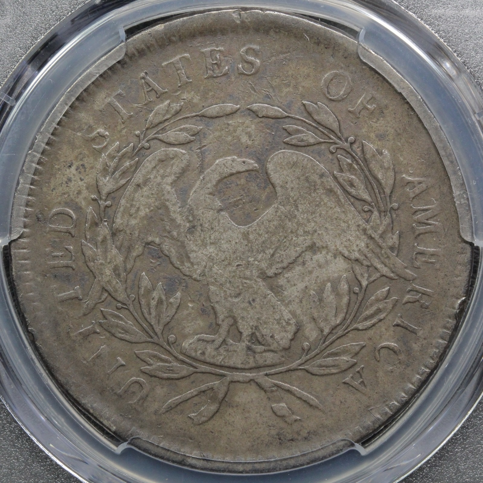 image for: 1795 Flowing Hair, 3 Leaves $1  PCGS VG8