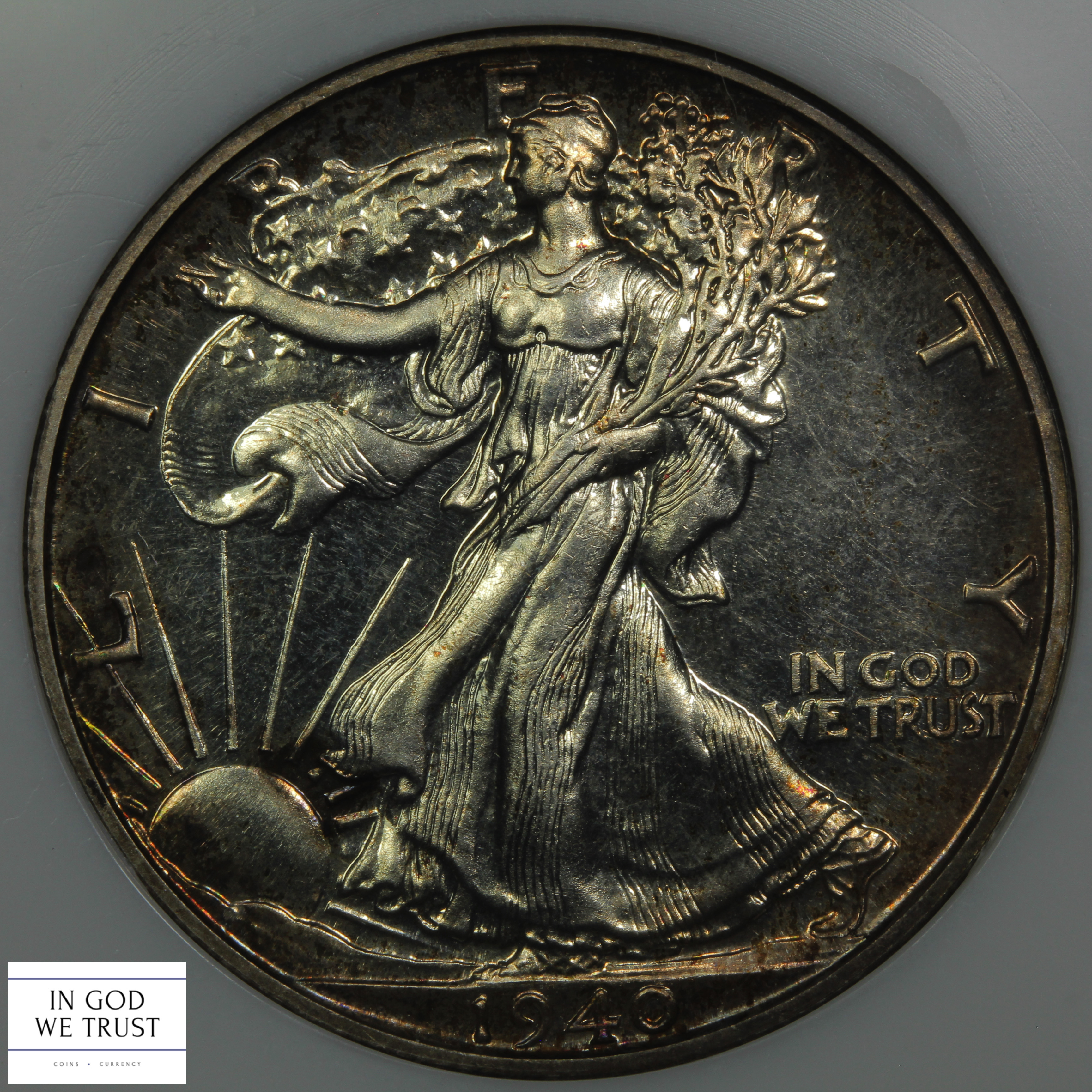 thumbnail for: 1940 50c NGC PR63