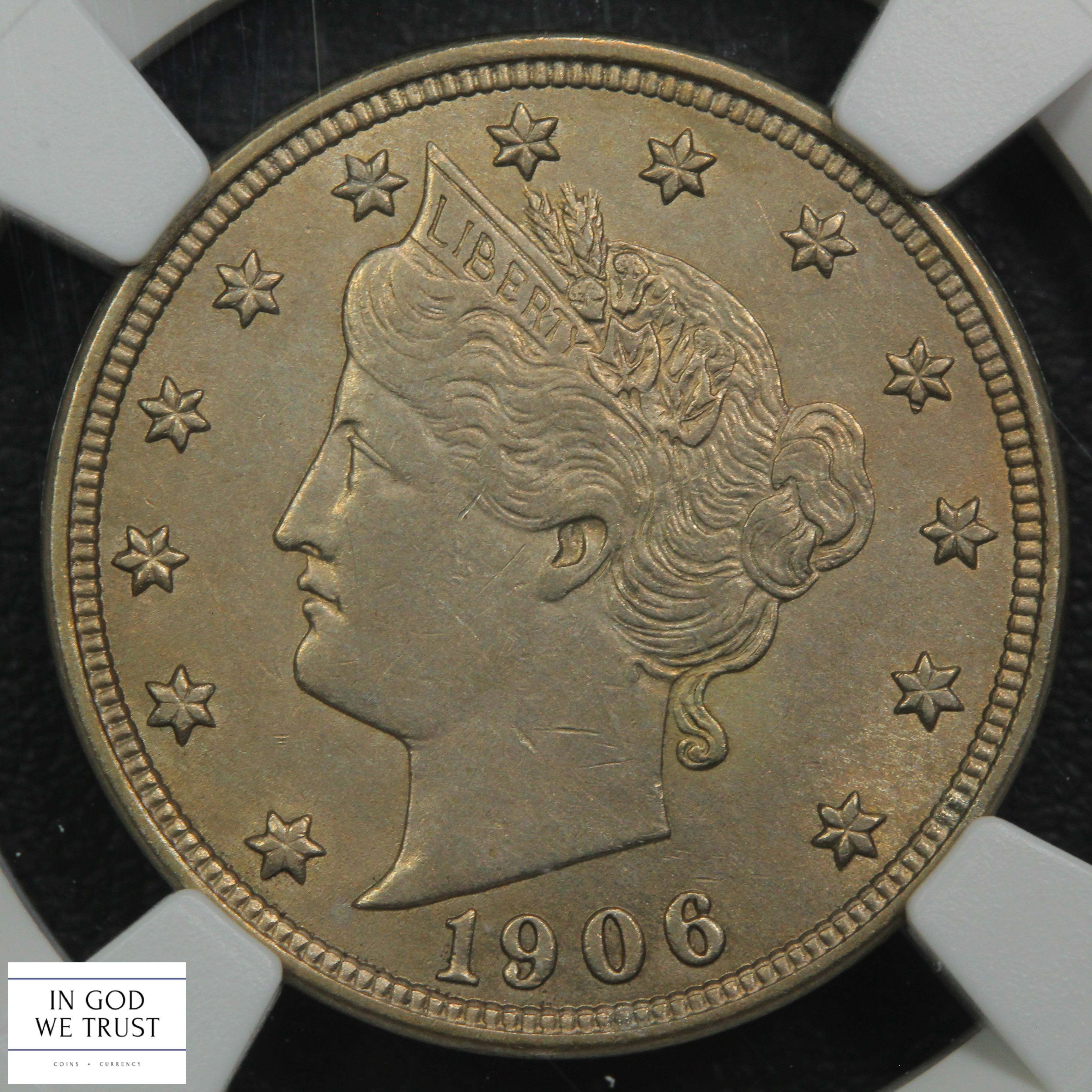 image for: 1906 5c NGC AU58