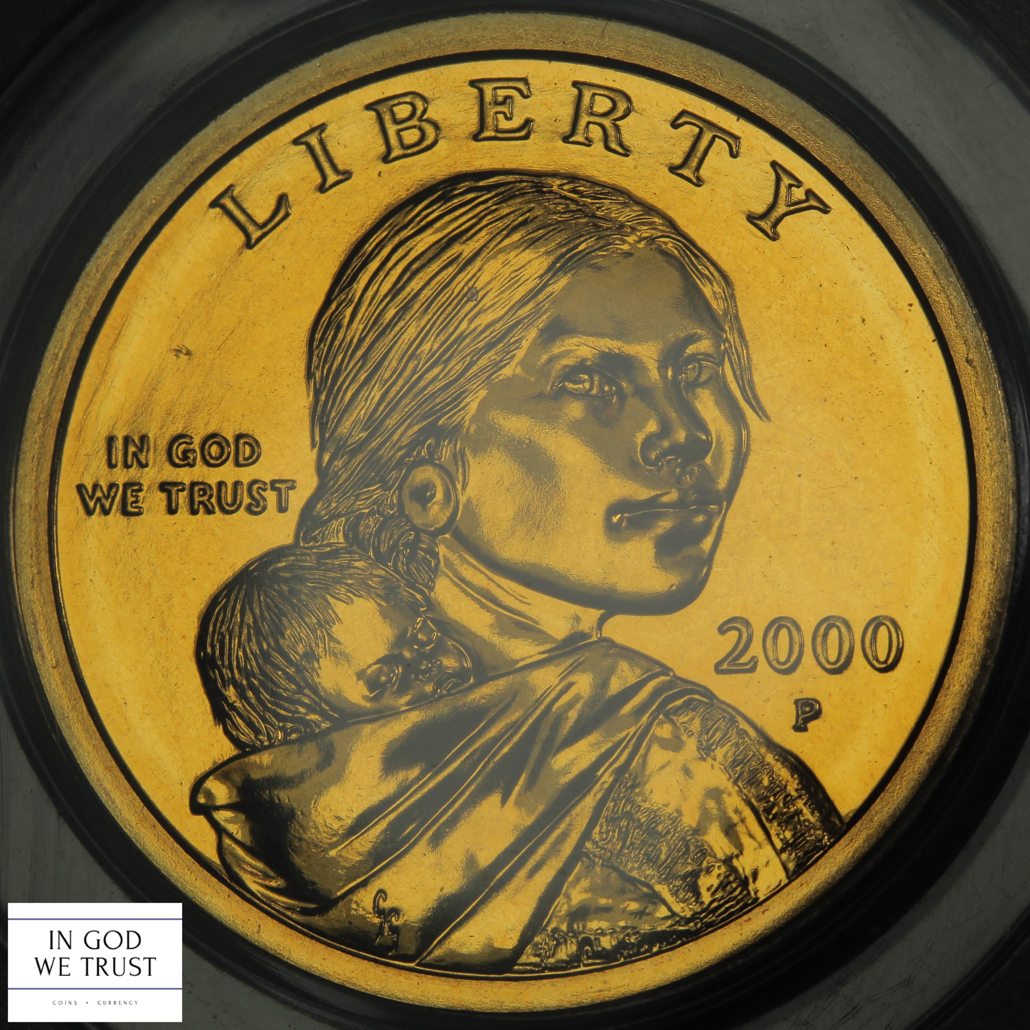image for: 2000-P Sacagawea, Goodacre Finish $1  PCGS MS68