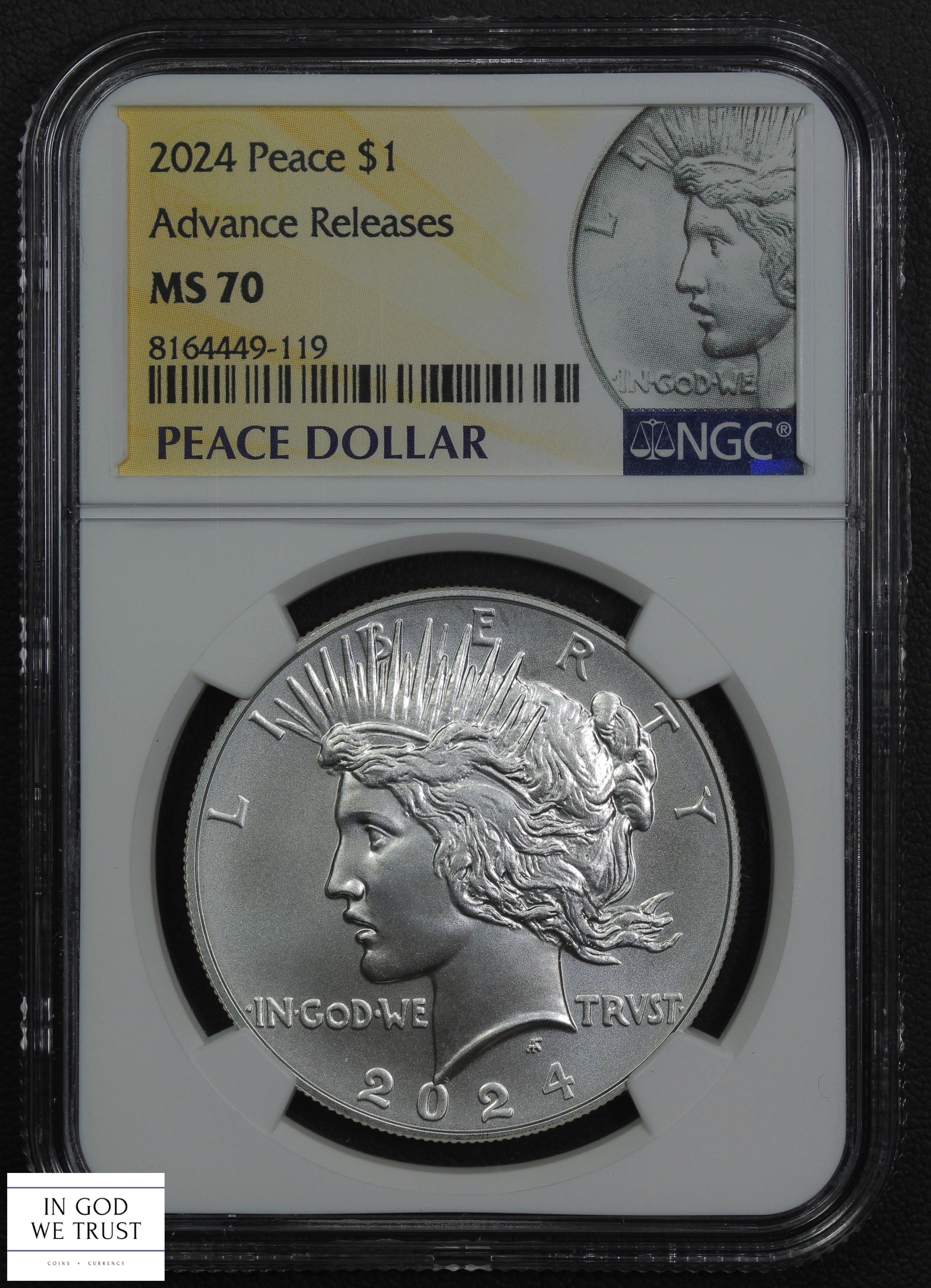 thumbnail for: 2024 Morgan S$1 NGC MS70