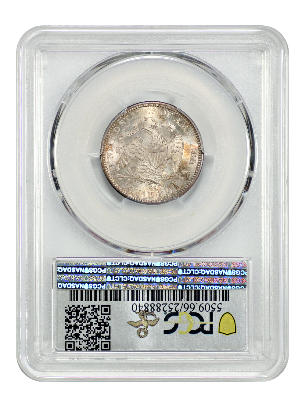 thumbnail for: 1878-CC 25c PCGS MS66