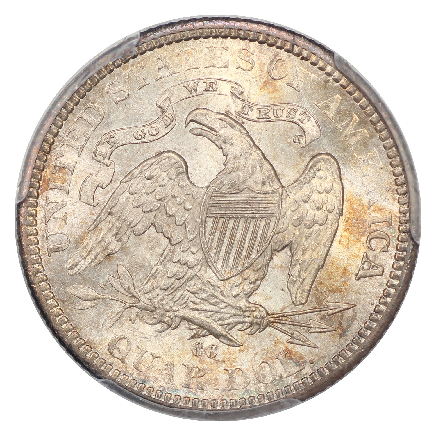 thumbnail for: 1878-CC 25c PCGS MS66
