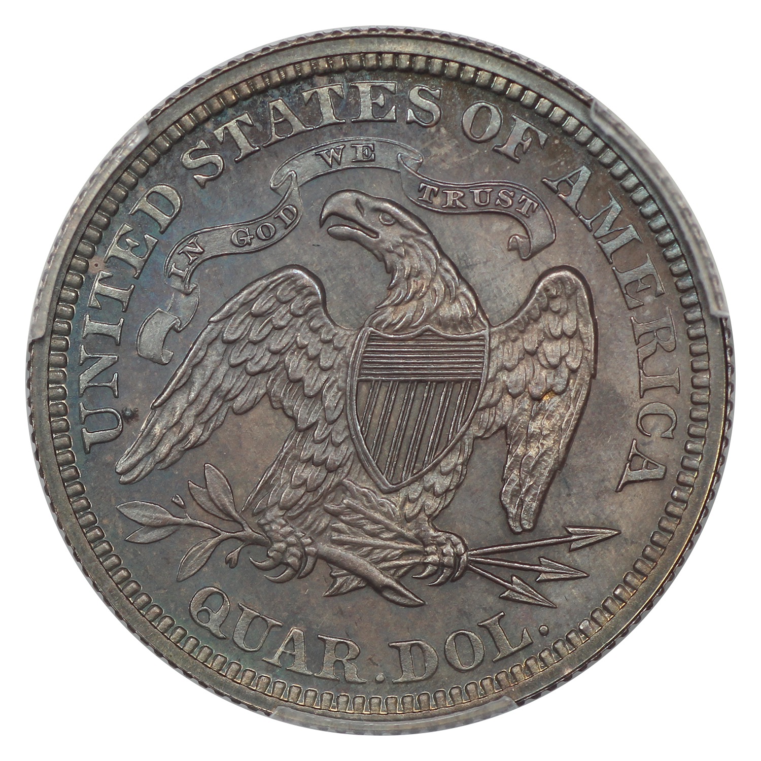 thumbnail for: 1868 25c PCGS PR66