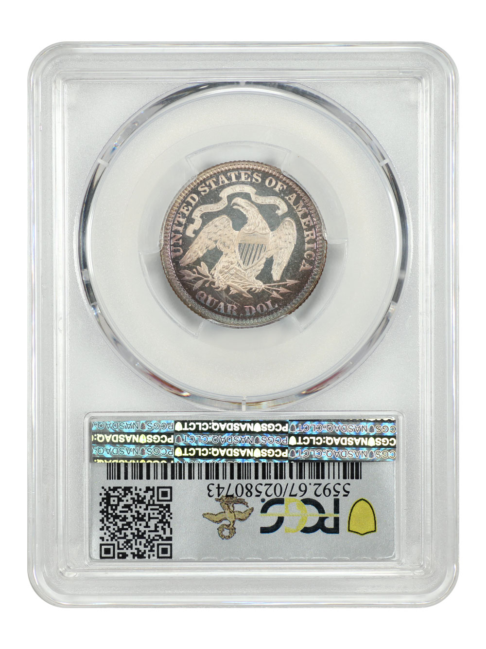 image for: 1891 25c PCGS PR67