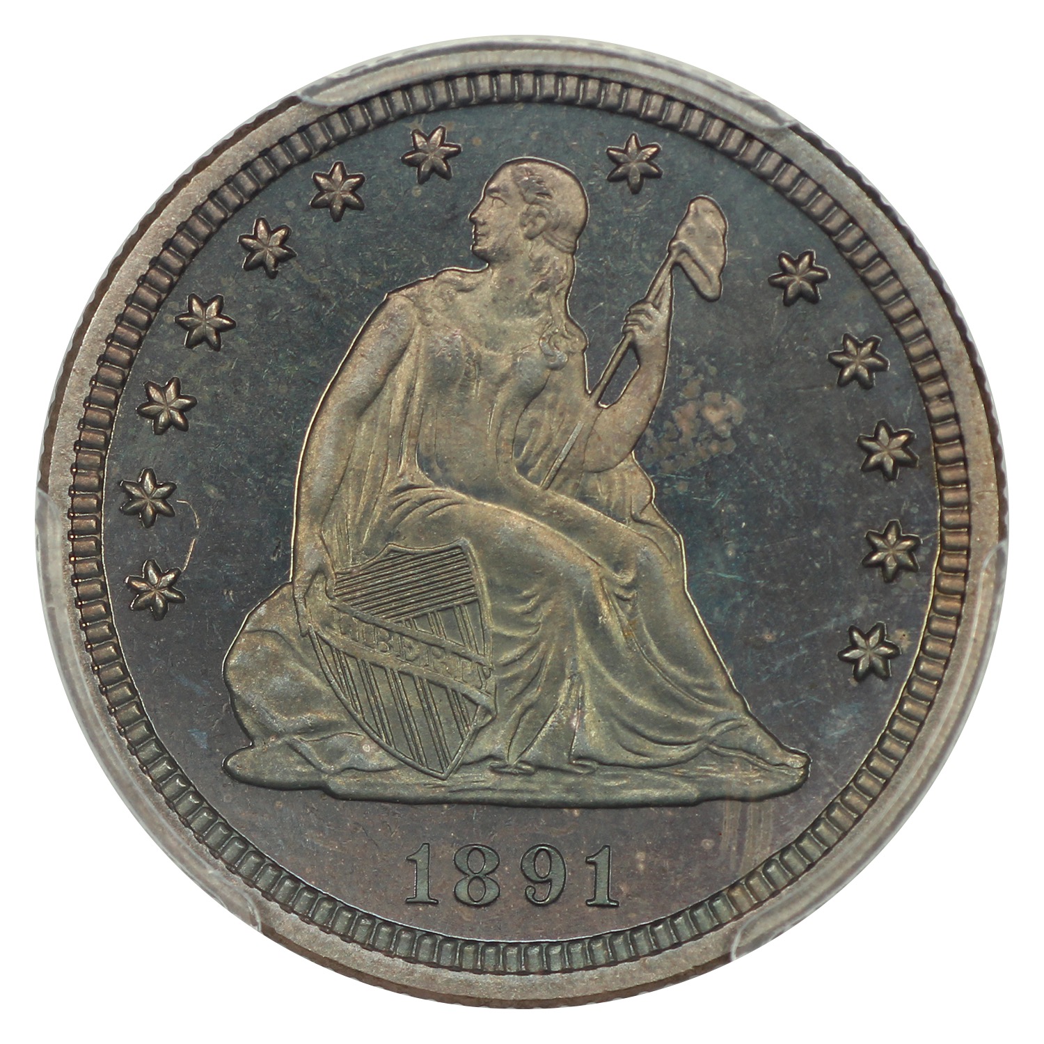 thumbnail for: 1891 25c PCGS PR67