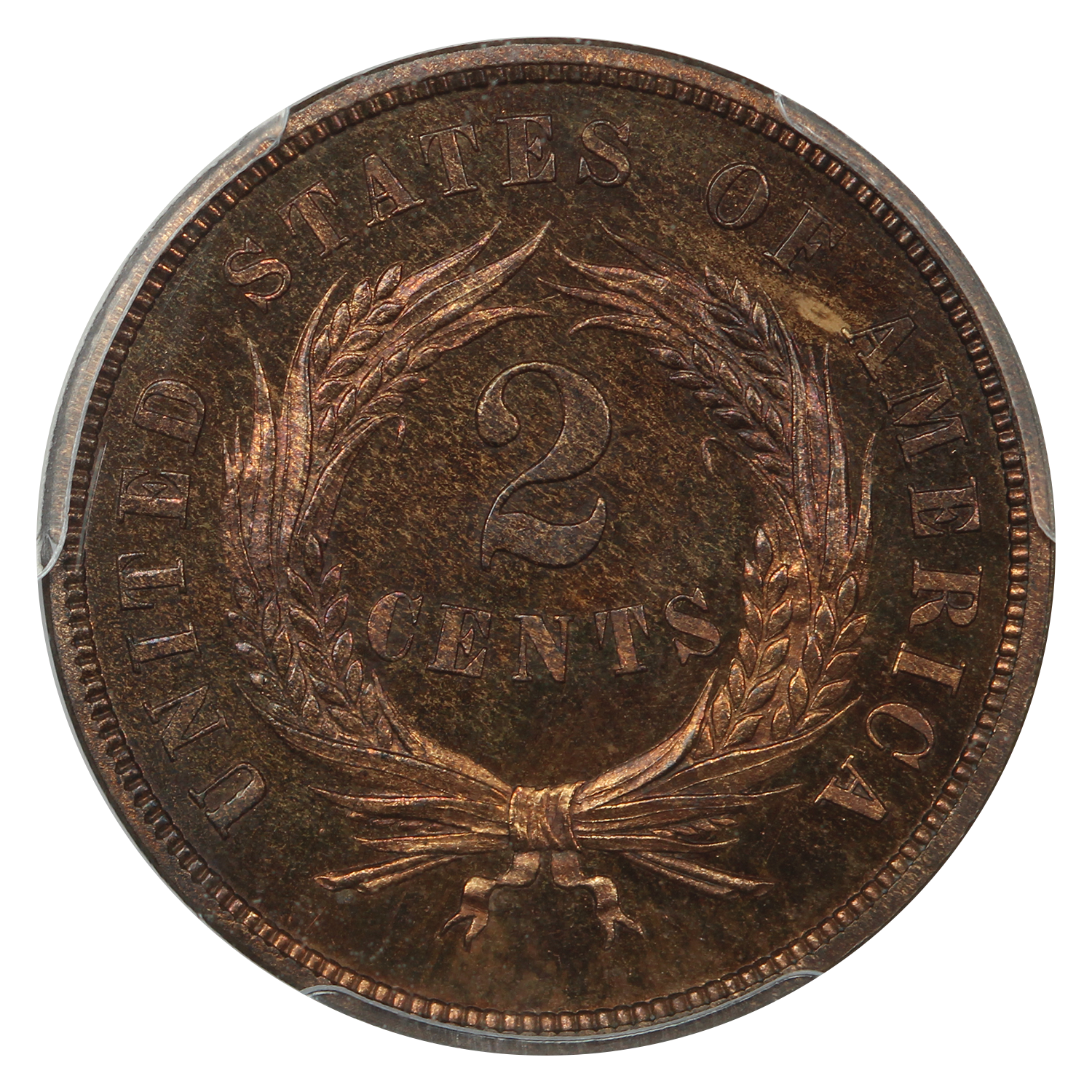 thumbnail for: 1866 2c PCGS PR66 RB