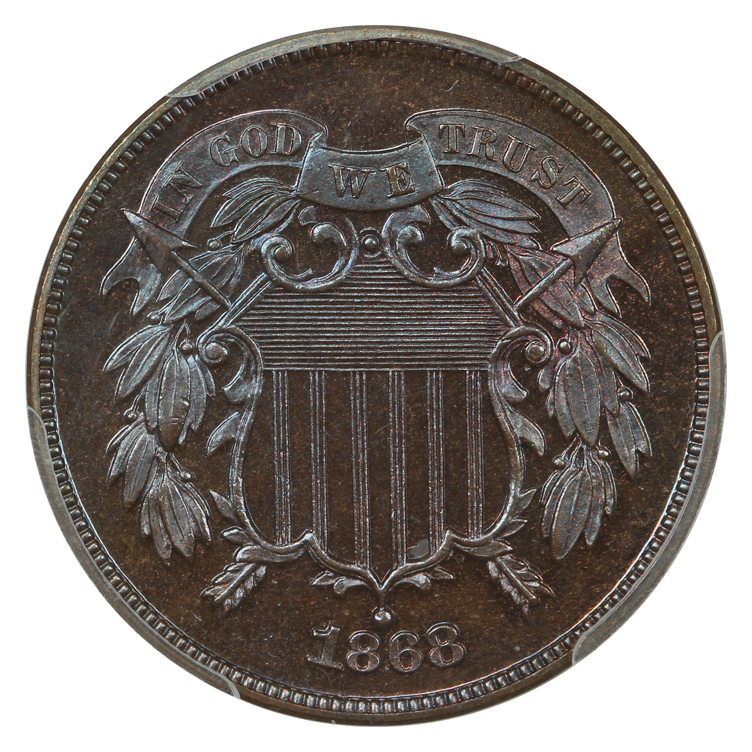 thumbnail for: 1868 2c PCGS PR67 BN