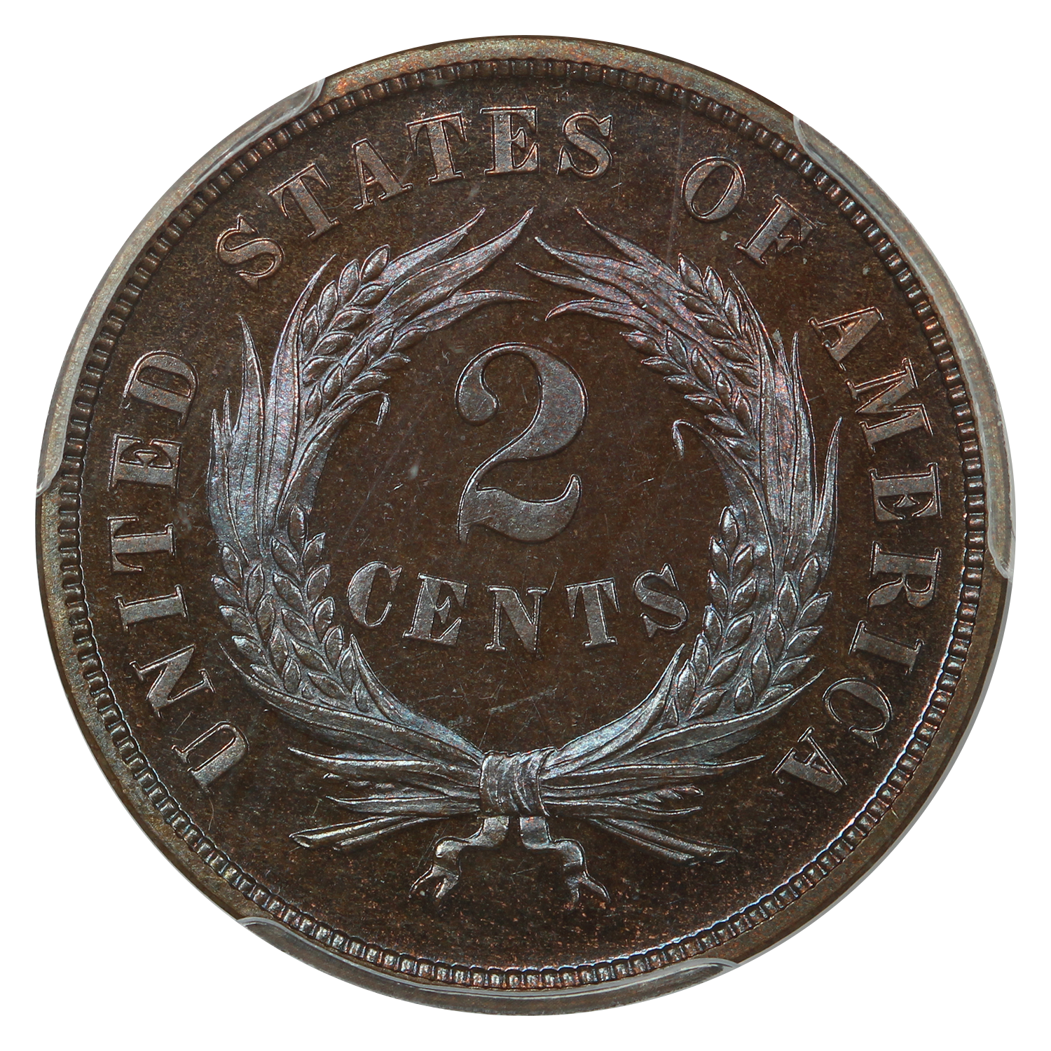 thumbnail for: 1868 2c PCGS PR67 BN