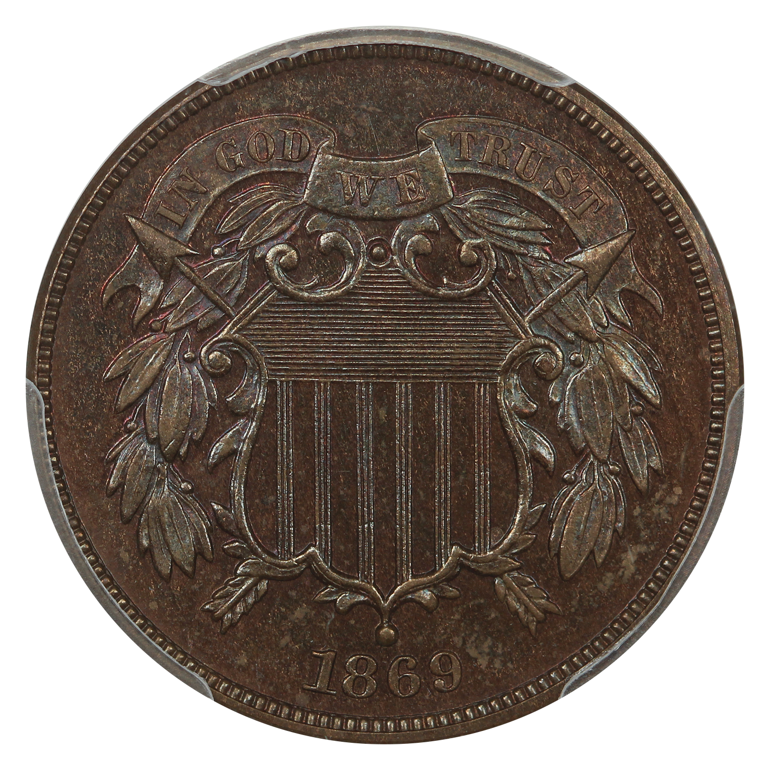 thumbnail for: 1869 2c PCGS PR66 BN