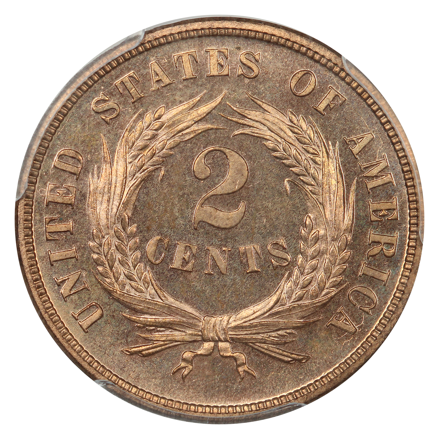 thumbnail for: 1871 2c PCGS PR66 RD