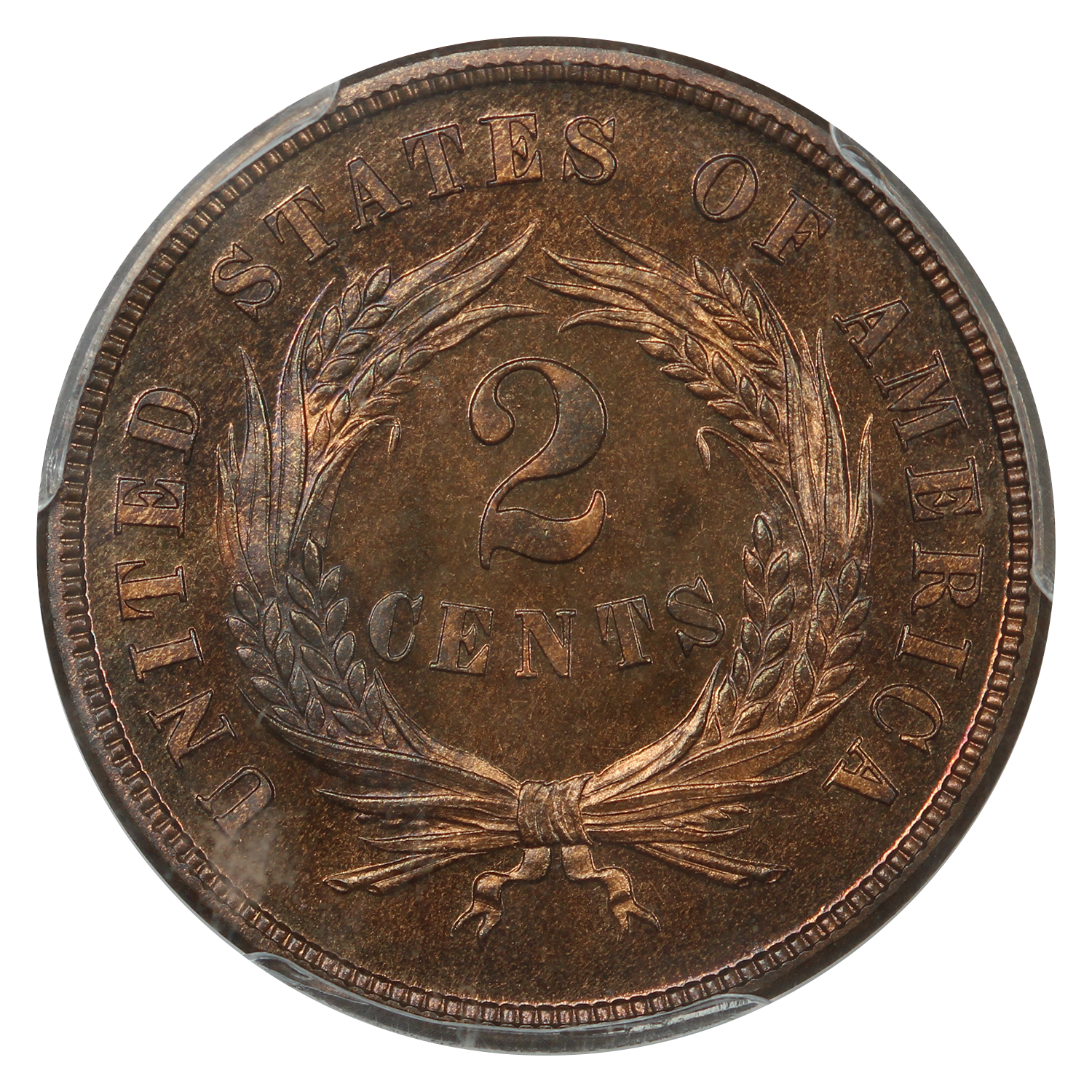 thumbnail for: 1872 2c PCGS PR66 RB
