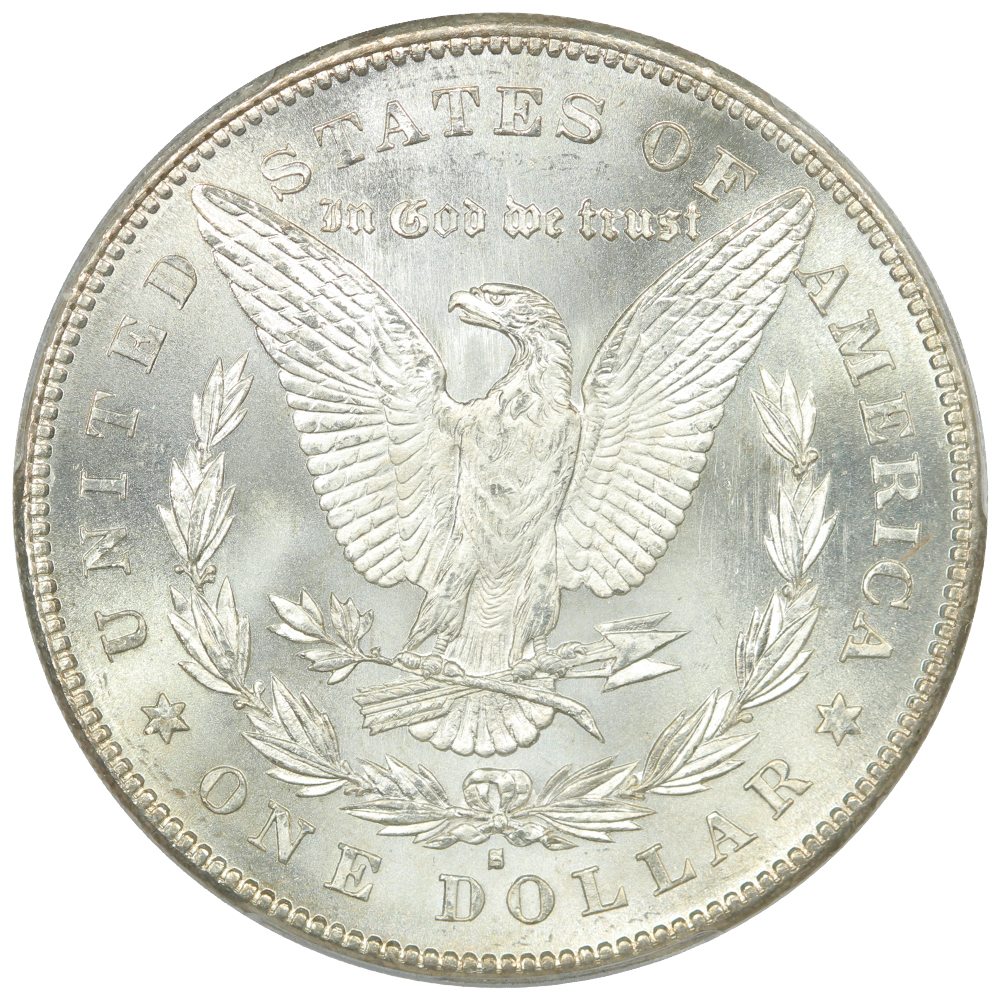 image for: 1879-S Reverse of 1878 $1  PCGS MS65