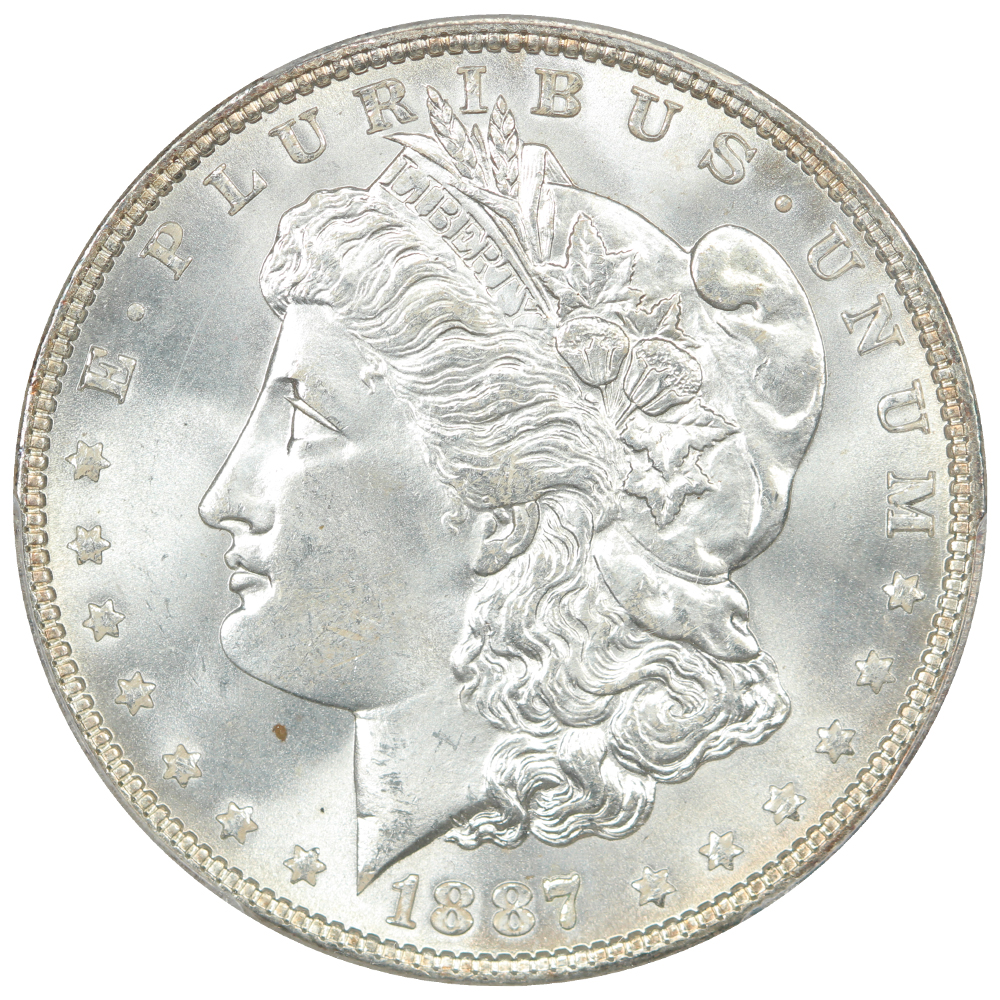 image for: 1887 $1  PCGS MS67