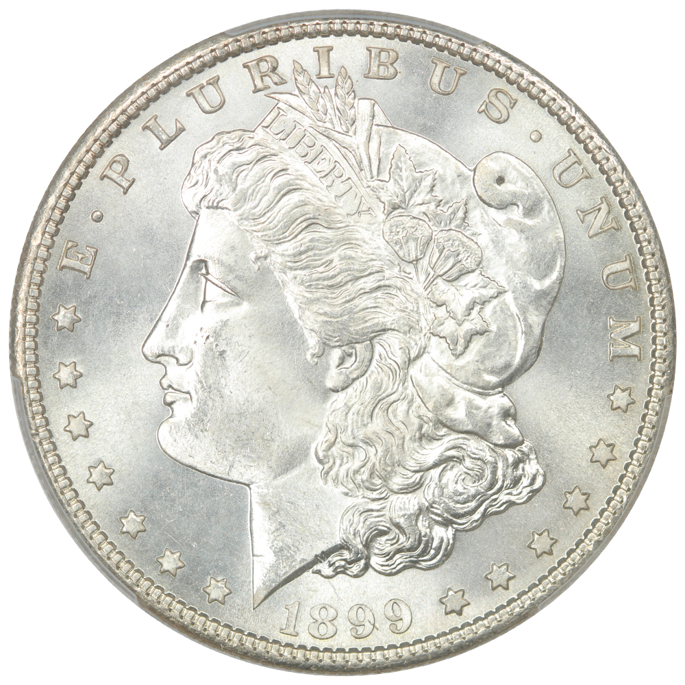 image for: 1899 $1  PCGS MS66