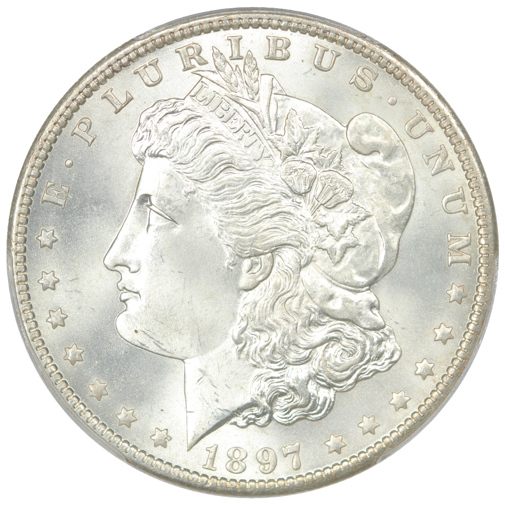 image for: 1897-O $1  PCGS MS65