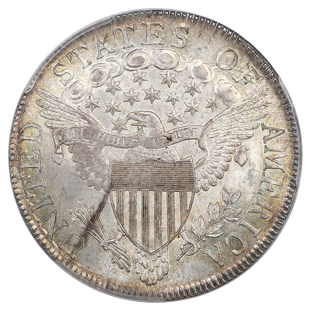 image for: 1806 Pointed 6, Stem 50c PCGS MS65