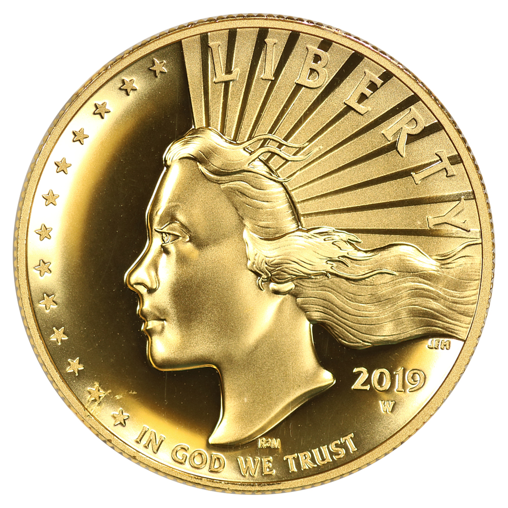 image for: 2019-W American Liberty, Enhanced $100  NGC MS69