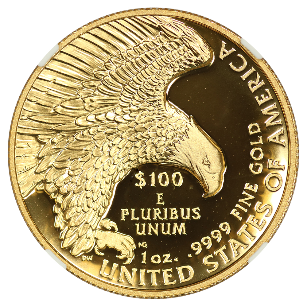 image for: 2019-W American Liberty, Enhanced $100  NGC MS69