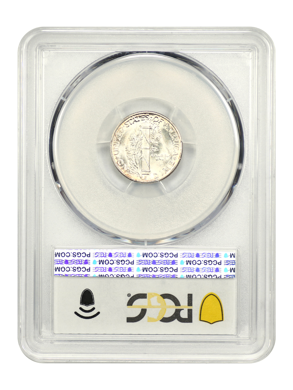 image for: 1945-D 10c PCGS MS65 FB