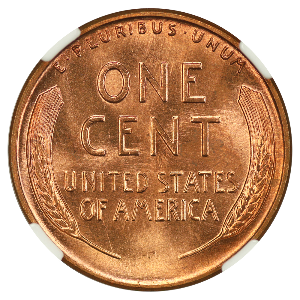 image for: 1954 1c NGC MS66 RD