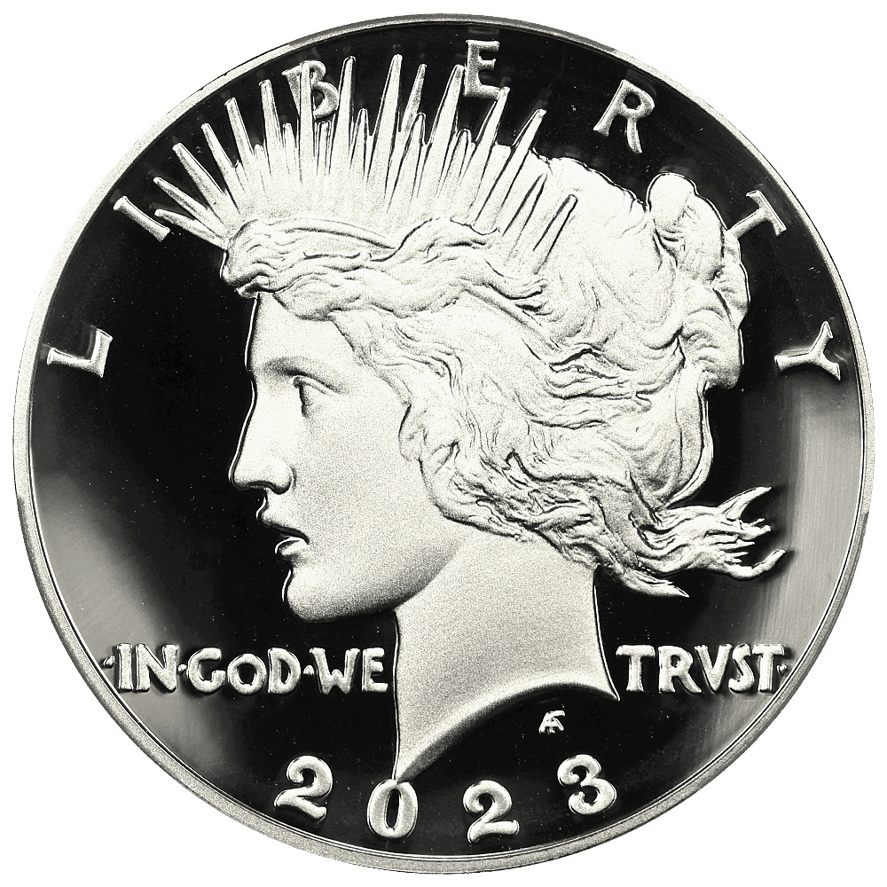 image for: 2023-S Peace $1  PCGS PR70 DCAM