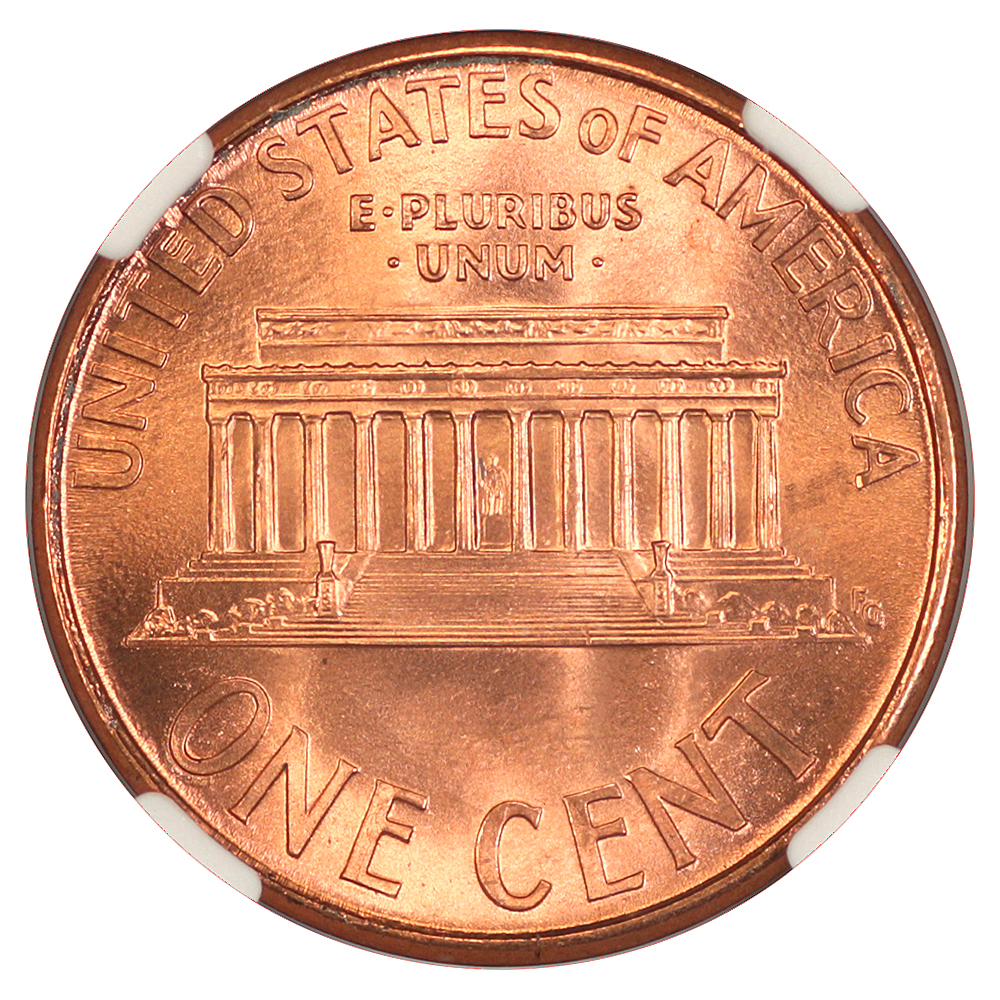 image for: 1995 Doubled Die Obverse 1c NGC MS69 RD
